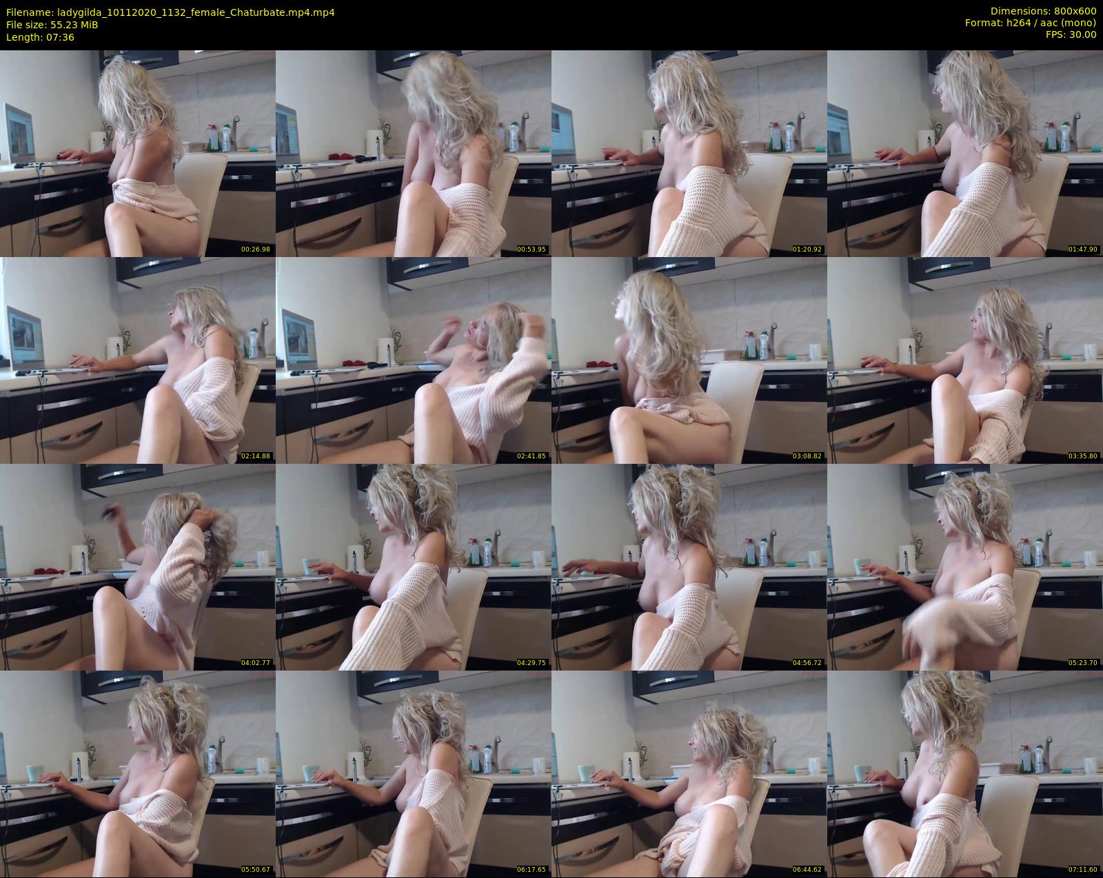 ladygilda — 8 minute Chaturbate female cam show recording, 480p, Nov 10, 2020
