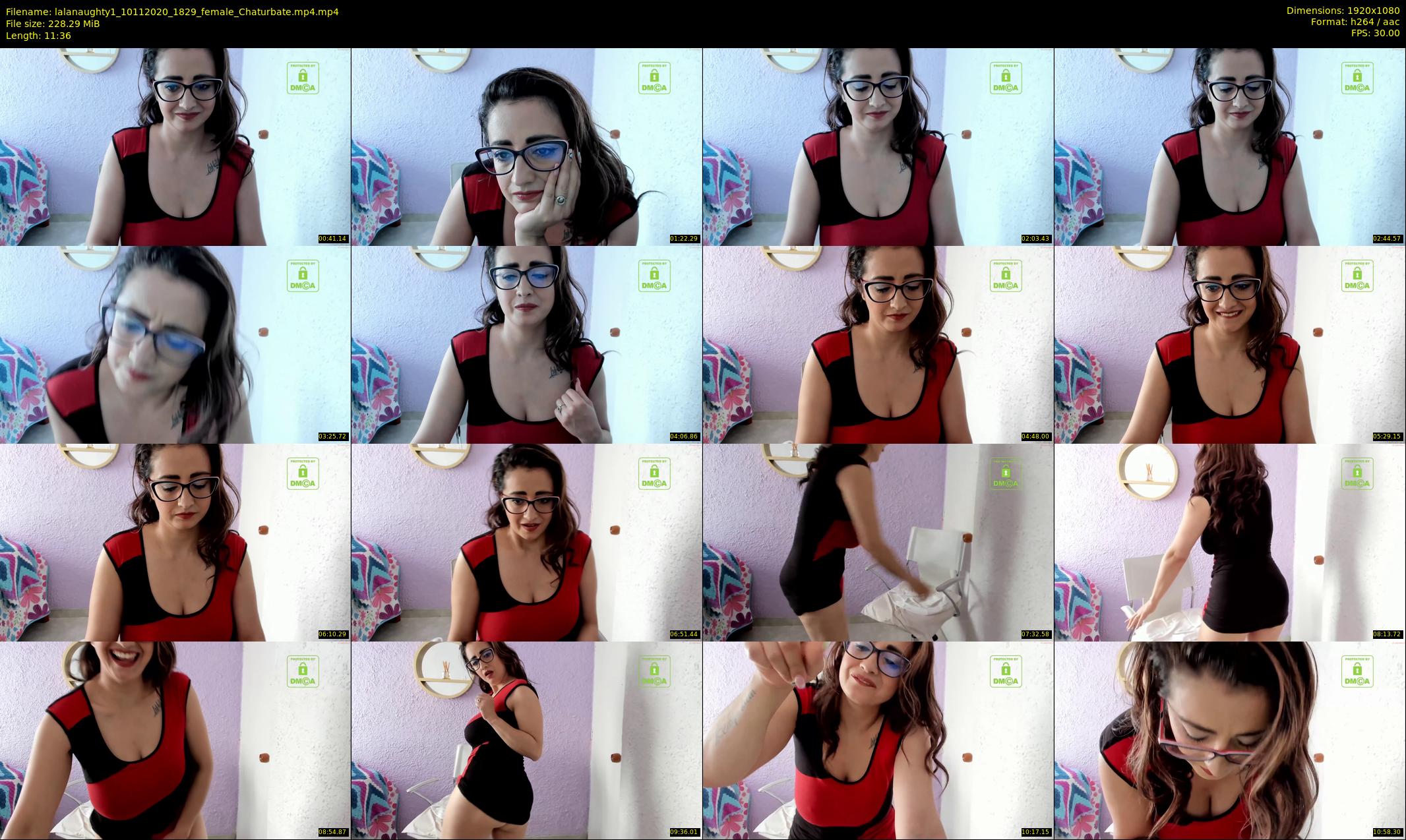 lalanaughty1 — 12 minute Chaturbate female cam show recording, 1080p, Nov 10, 2020