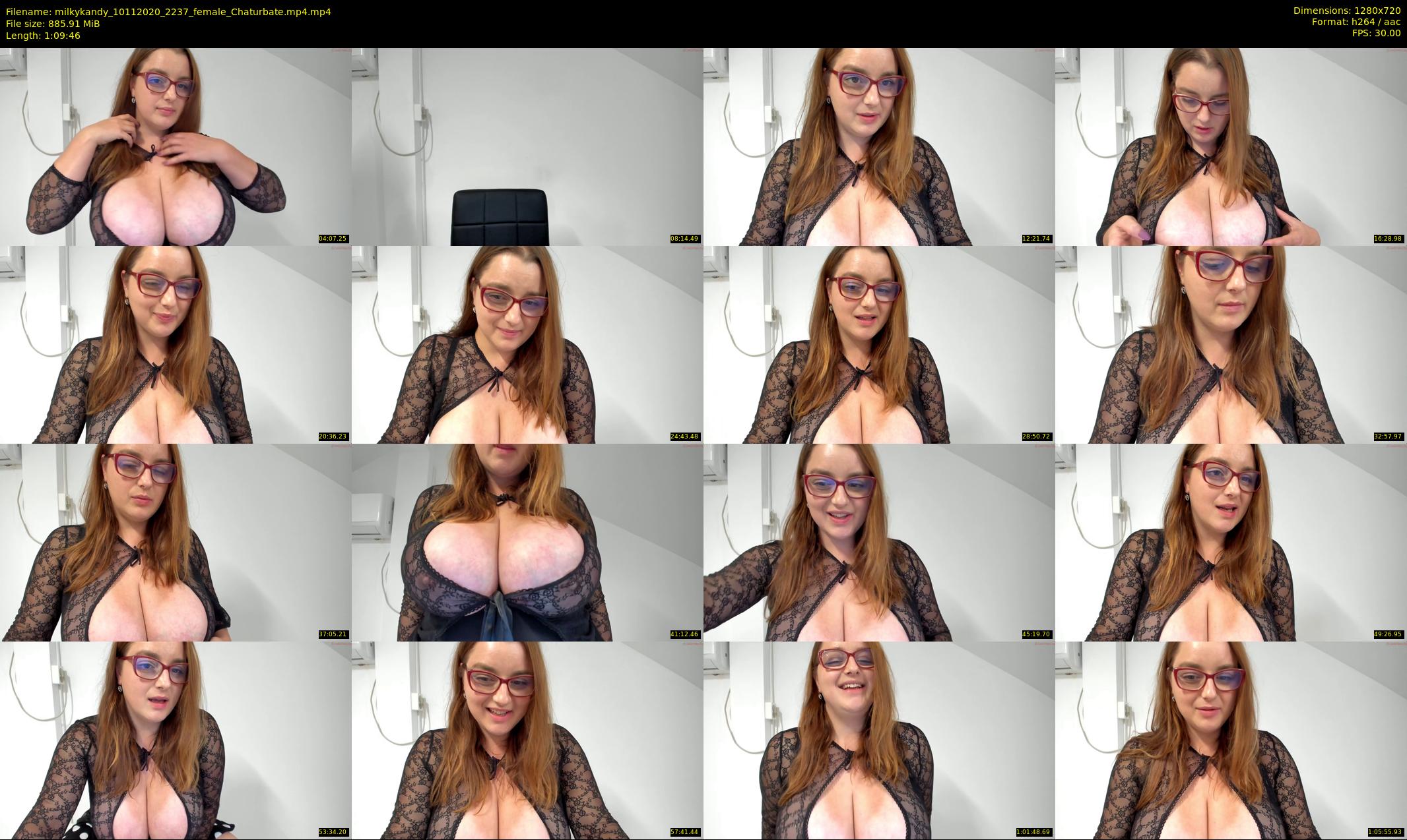 milkykandy — 70 minute Chaturbate female cam show recording, 720p, Nov 10, 2020