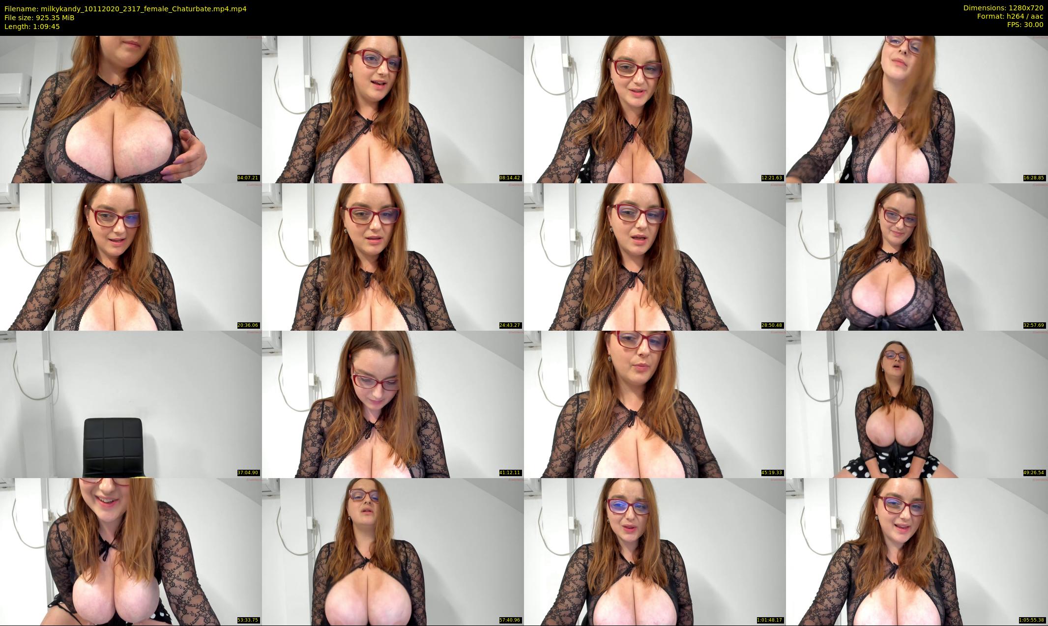 milkykandy — 70 minute Chaturbate female cam show recording, 720p, Nov 10, 2020