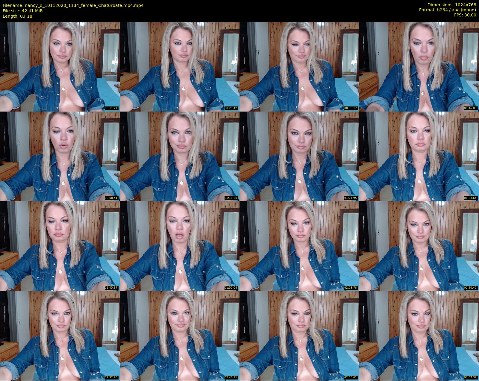 nancy_d — 4 minute Chaturbate female cam show recording, 720p, Nov 10, 2020