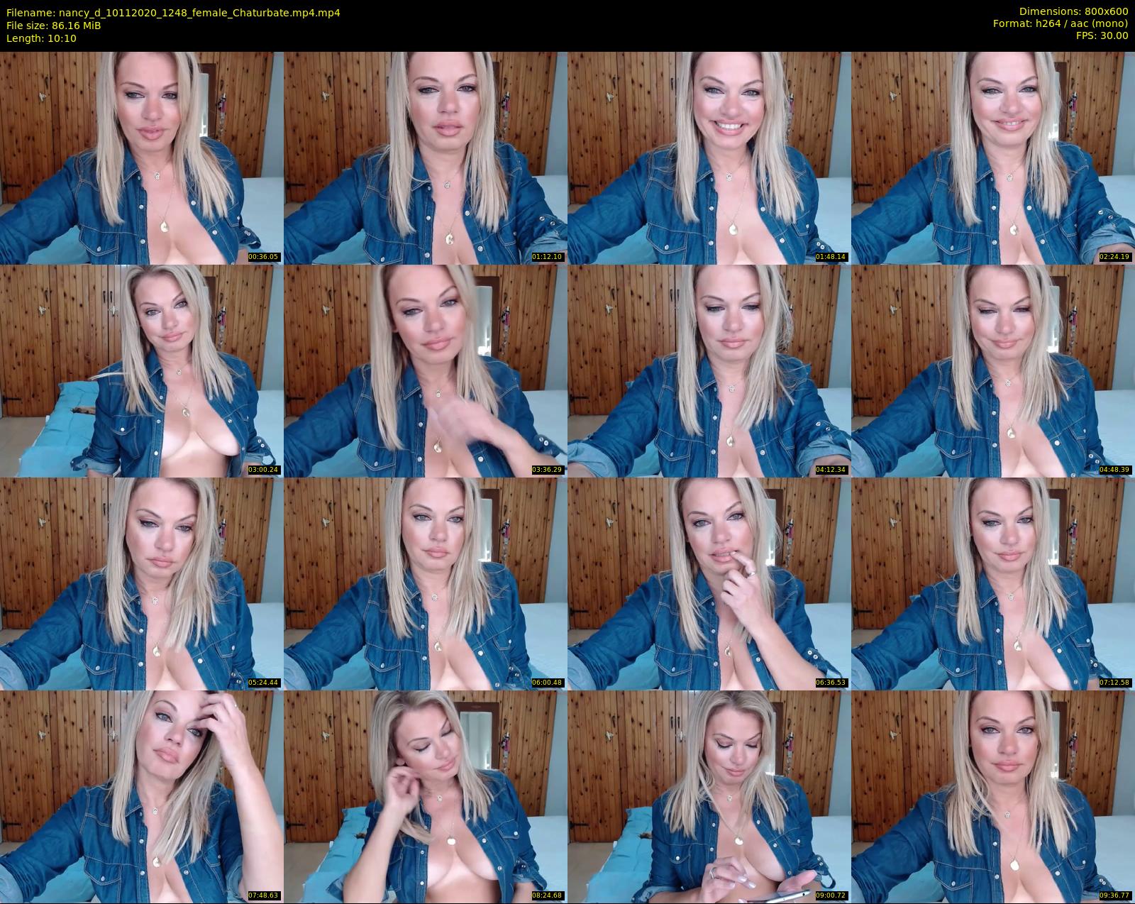 nancy_d — 11 minute Chaturbate female cam show recording, 480p, Nov 10, 2020