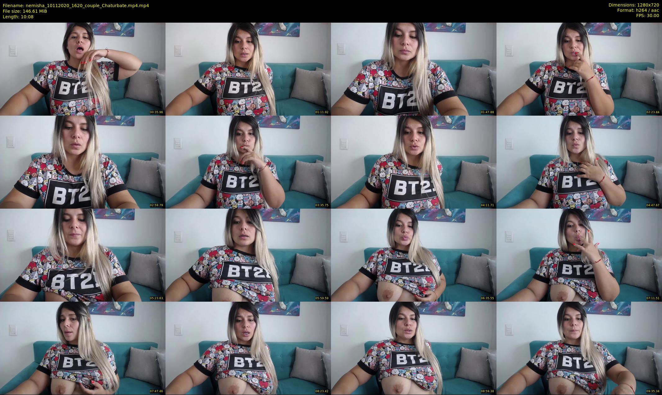 nemisha — 11 minute Chaturbate female cam show recording, 720p, Nov 10, 2020
