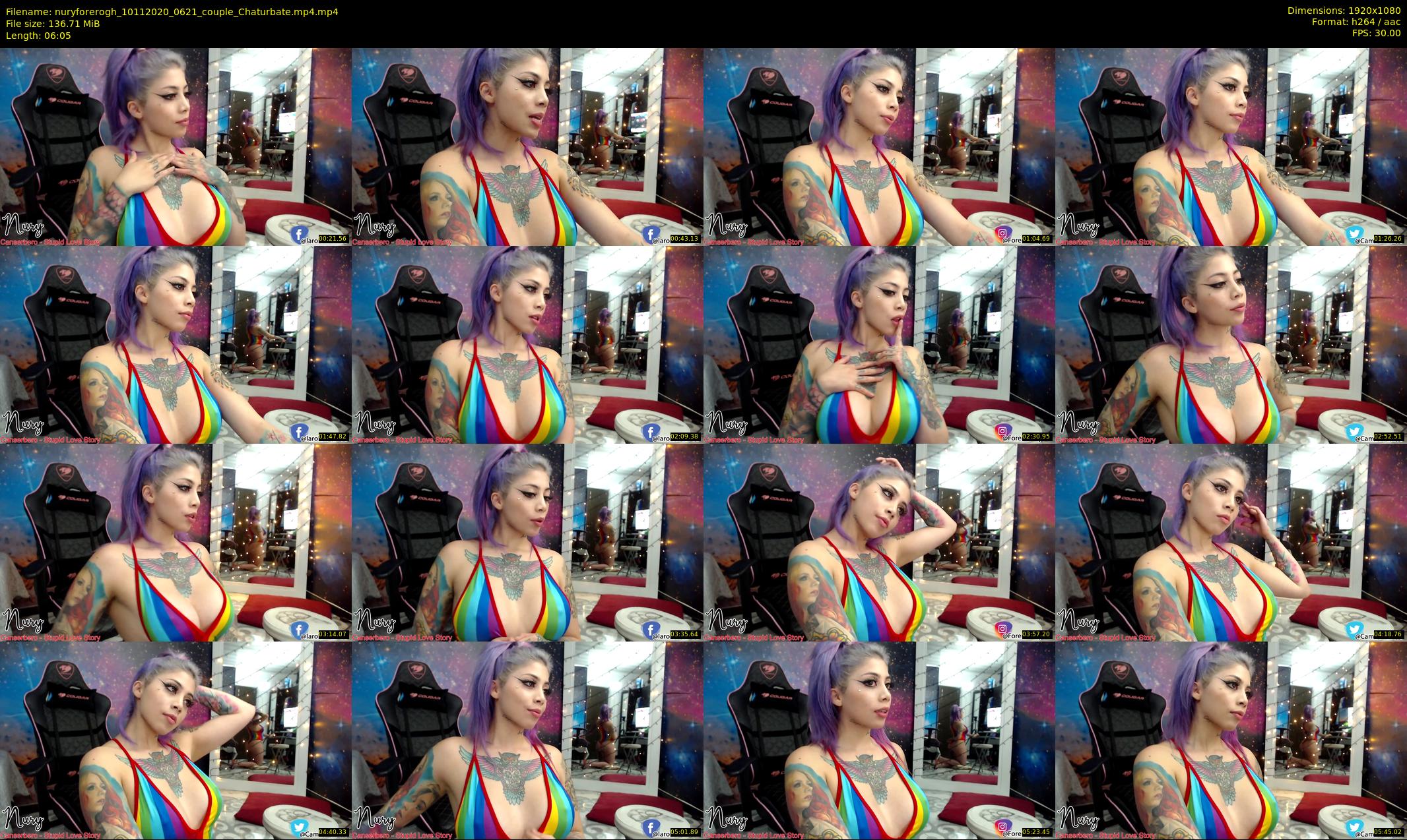 nuryforerogh — 7 minute Chaturbate female cam show recording, 1080p, Nov 10, 2020