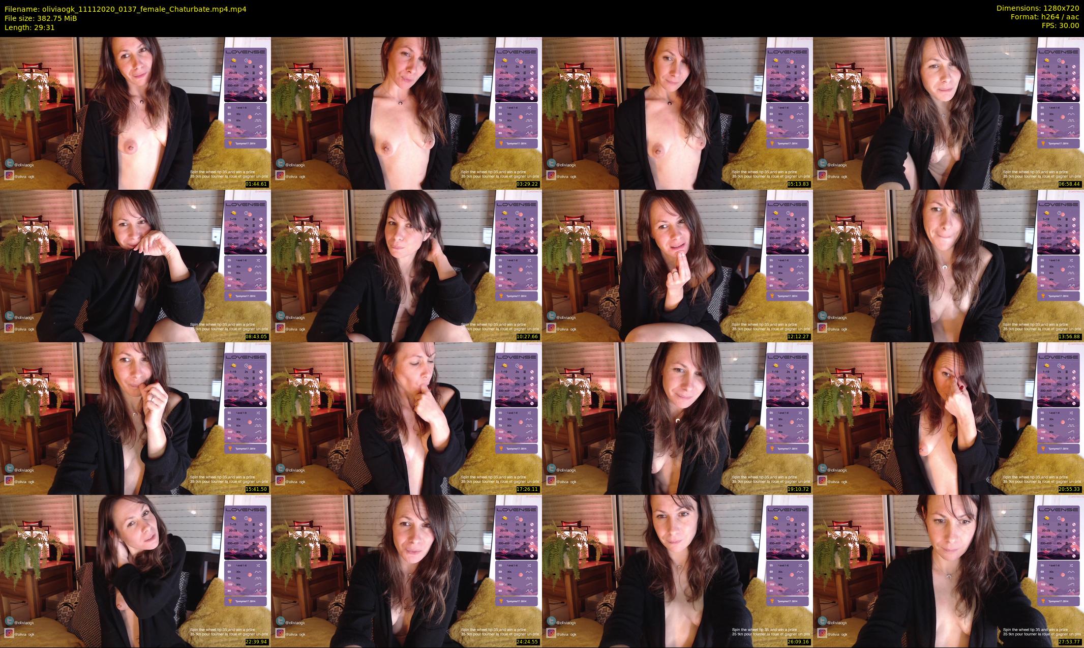 oliviaogk — 30 minute Chaturbate female cam show recording, 720p, Nov 11, 2020