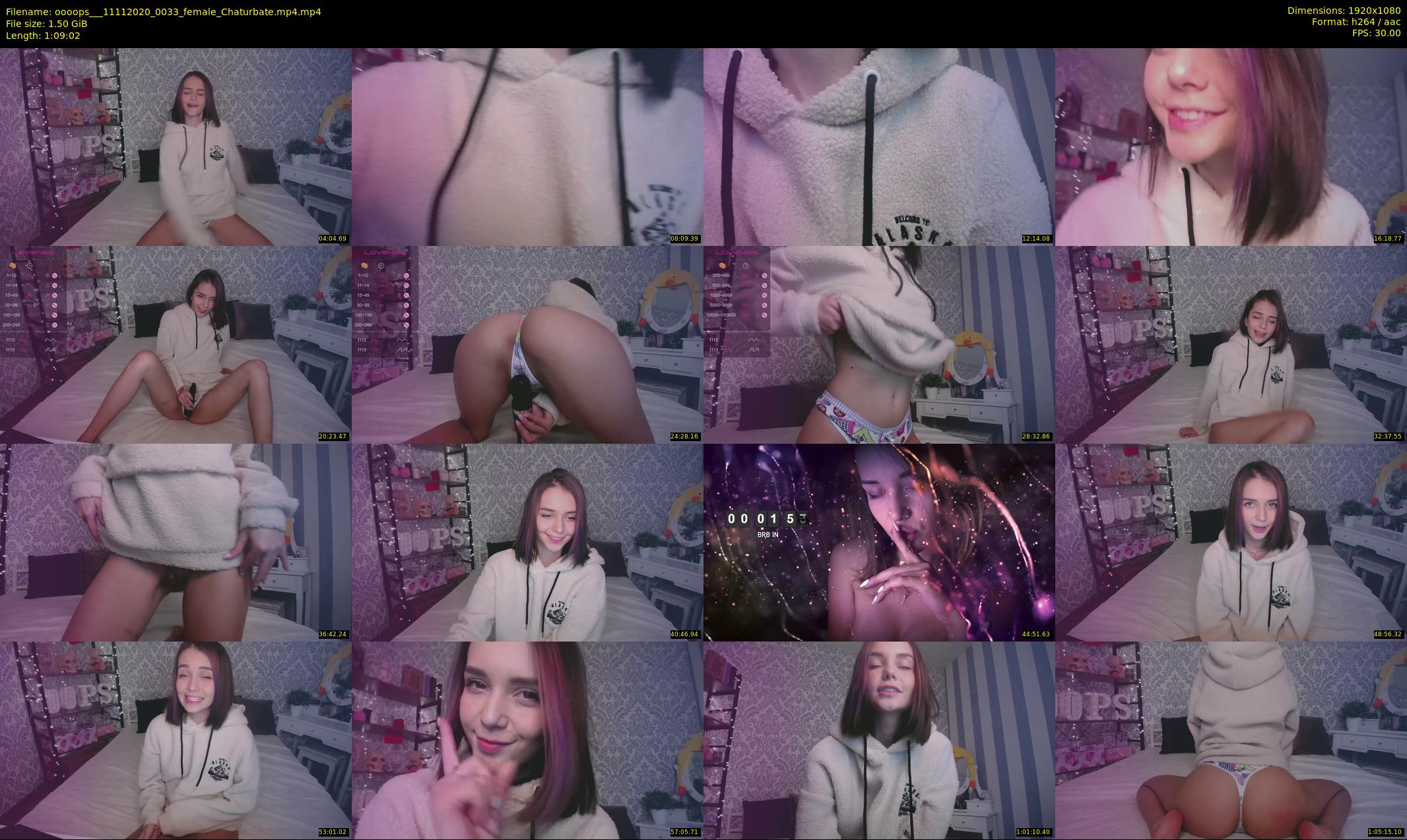 oooops__ — 70 minute Chaturbate female cam show recording, 1080p, Nov 11, 2020