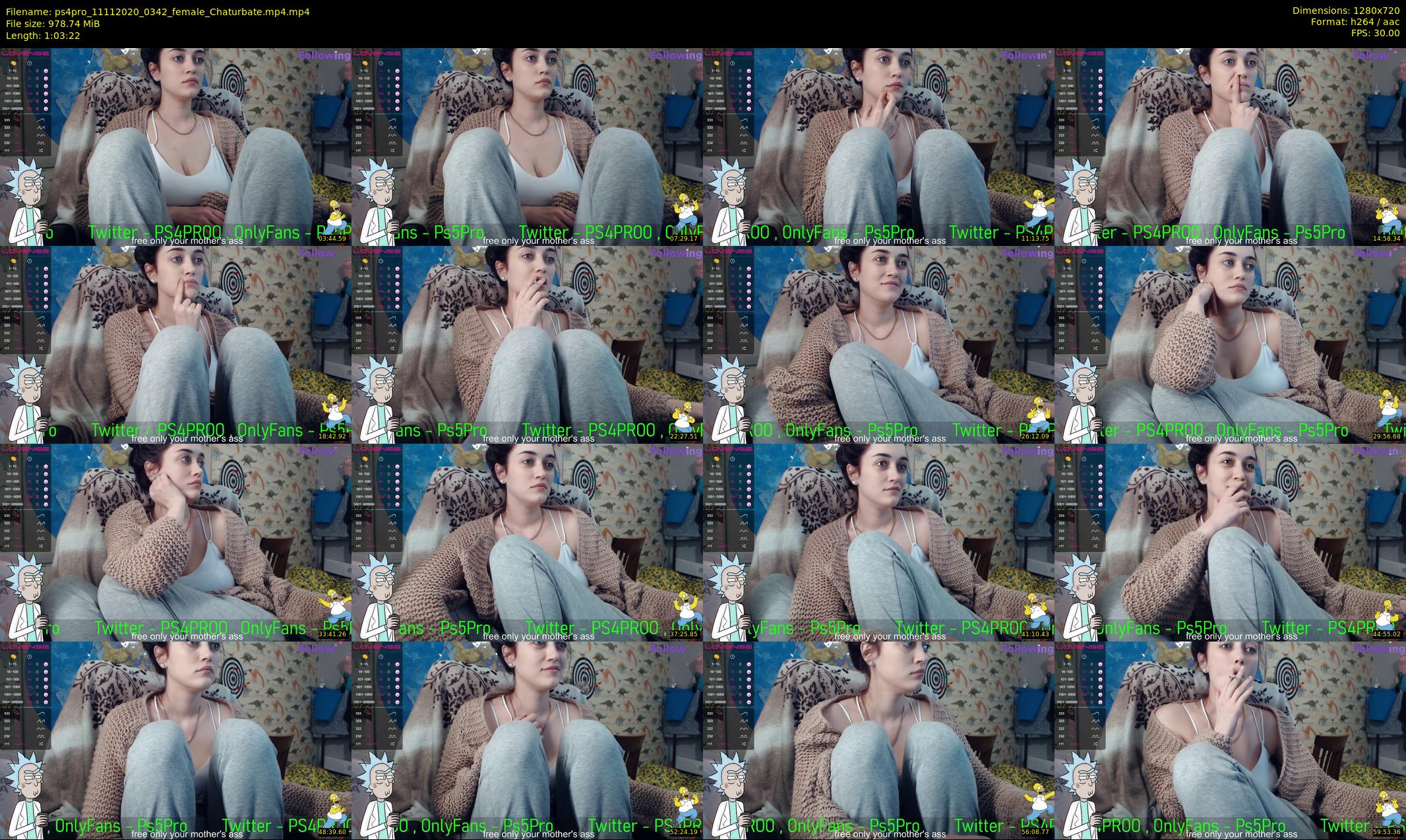 ps4pro — 64 minute Chaturbate female cam show recording, 720p, Nov 11, 2020