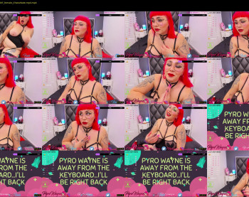 pyrowayne — 59 minute Chaturbate female cam show recording, 720p, Nov 10, 2020