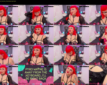 pyrowayne — 58 minute Chaturbate female cam show recording, 720p, Nov 11, 2020