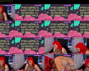 pyrowayne — 12 minute Chaturbate female cam show recording, 720p, Nov 11, 2020