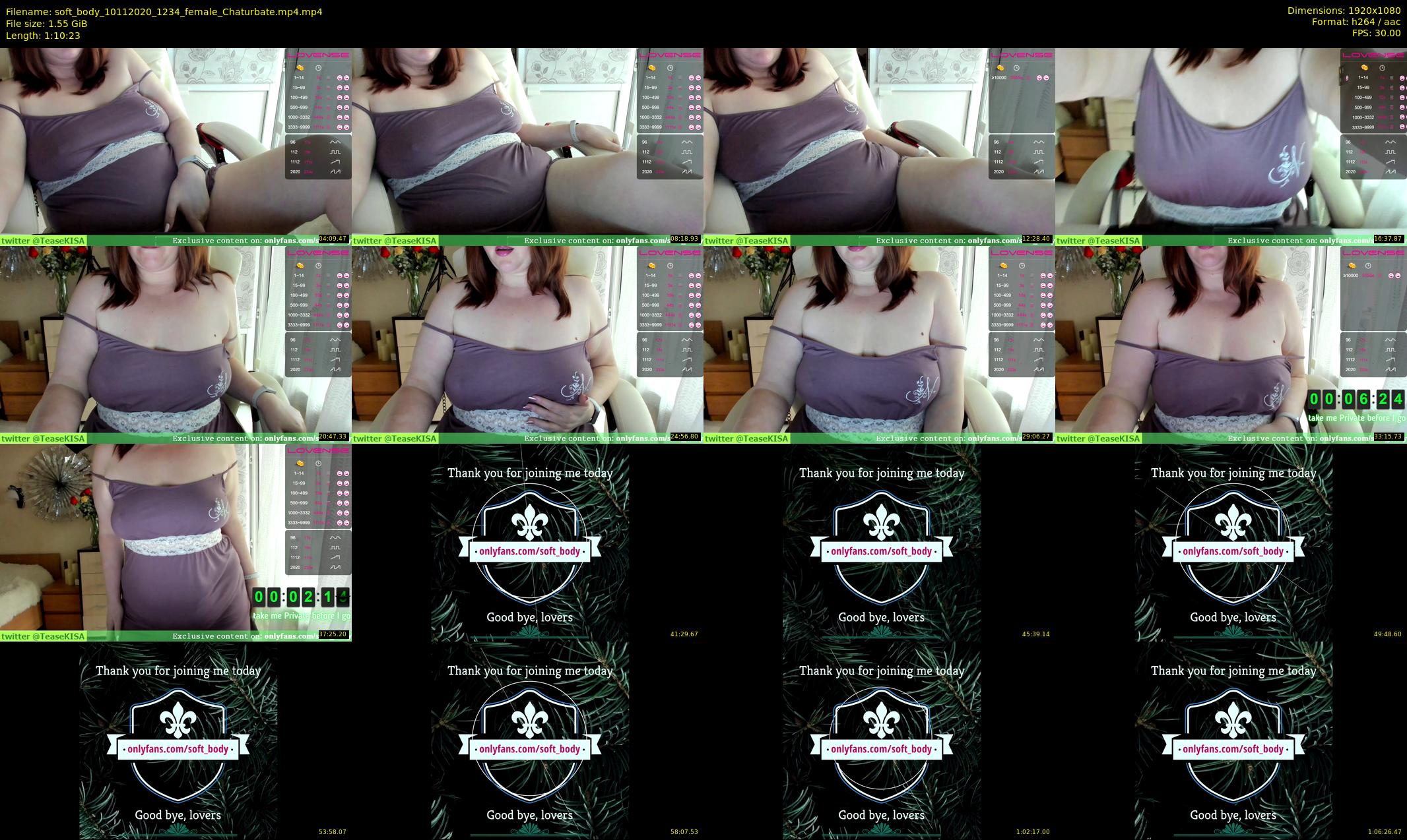 soft_body — 71 minute Chaturbate female cam show recording, 1080p, Nov 10, 2020
