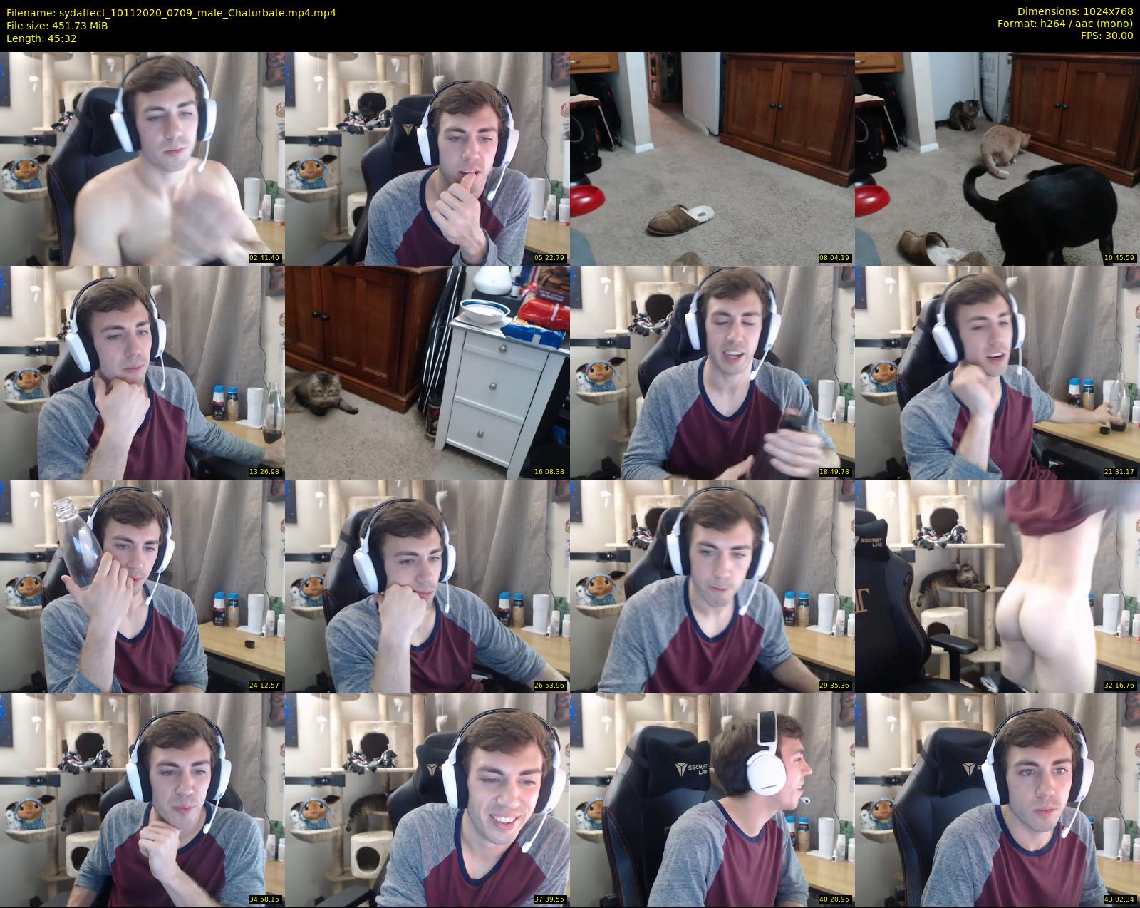 sydaffect — 46 minute Chaturbate male cam show recording, 720p, Nov 10, 2020