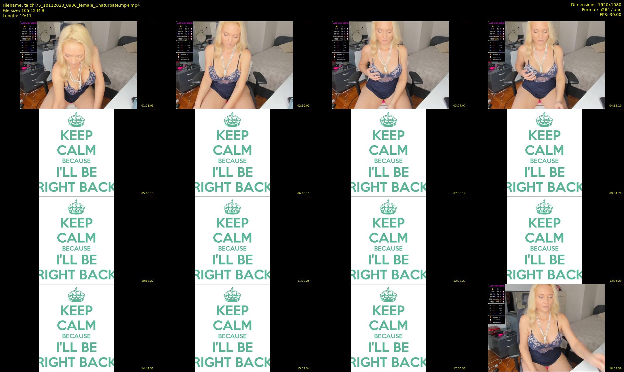 taichi75 — 20 minute Chaturbate female cam show recording, 1080p, Nov 10, 2020