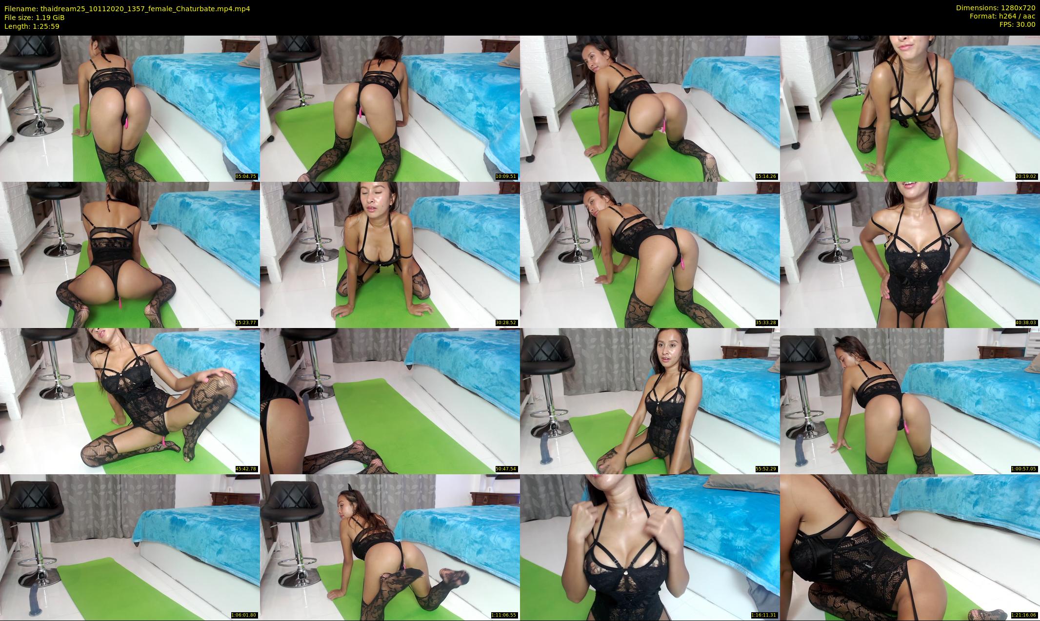 thaidream25 — 86 minute Chaturbate female cam show recording, 720p, Nov 10, 2020