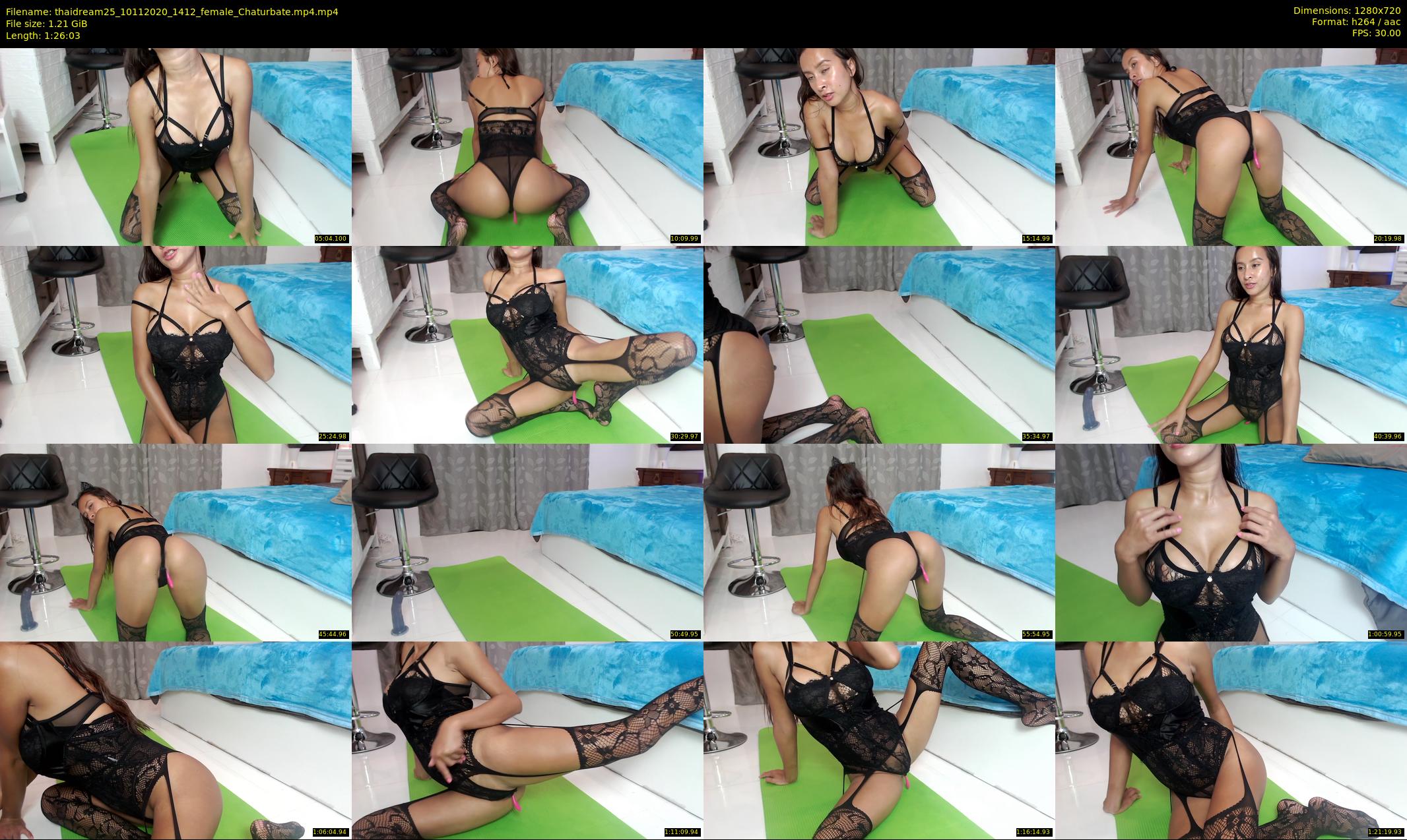 thaidream25 — 87 minute Chaturbate female cam show recording, 720p, Nov 10, 2020