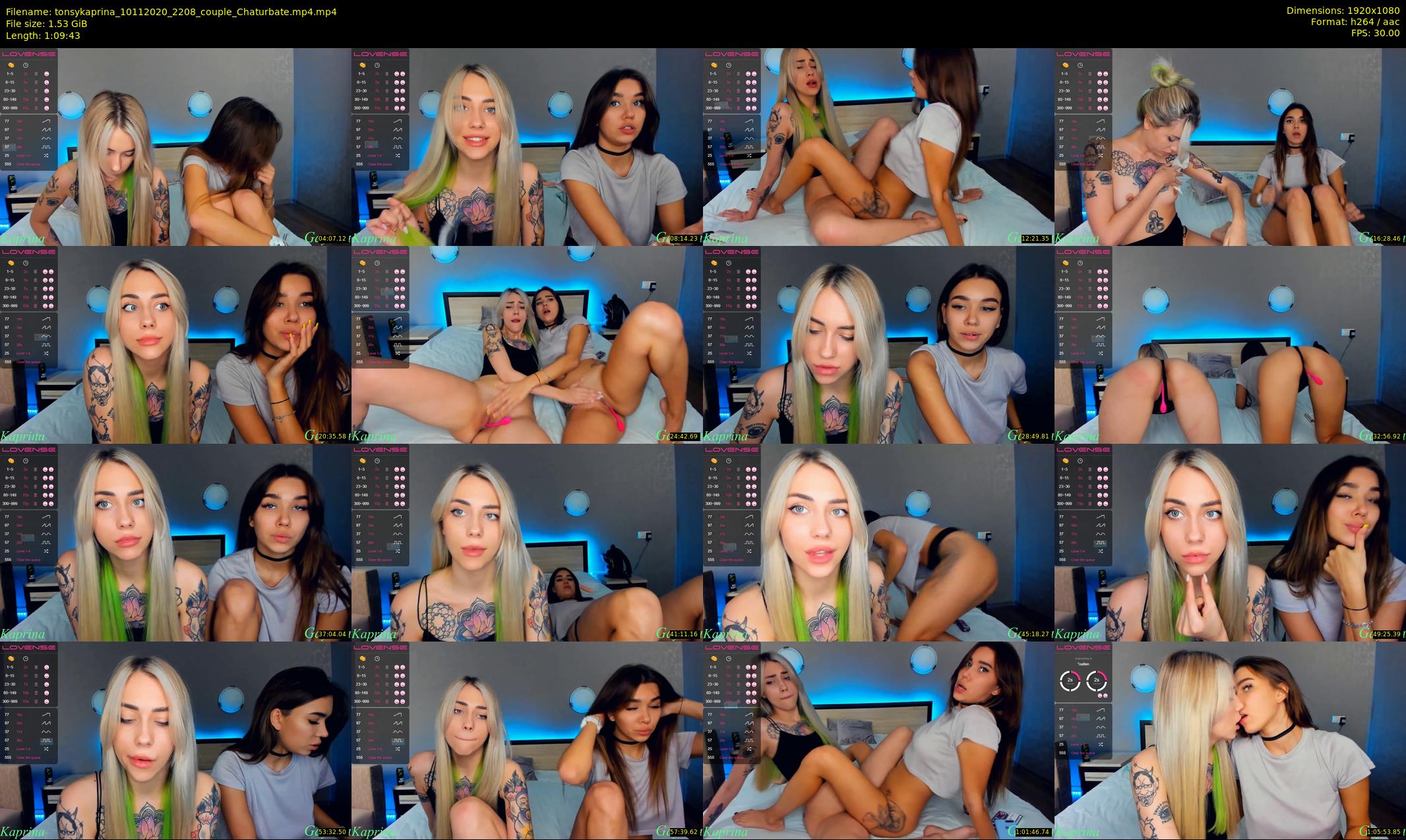 tonsykaprina — 70 minute Chaturbate couple cam show recording, 1080p, Nov 10, 2020
