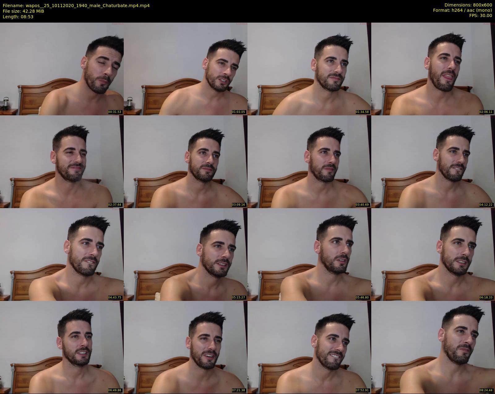 wapos__25 — 9 minute Chaturbate male cam show recording, 480p, Nov 10, 2020