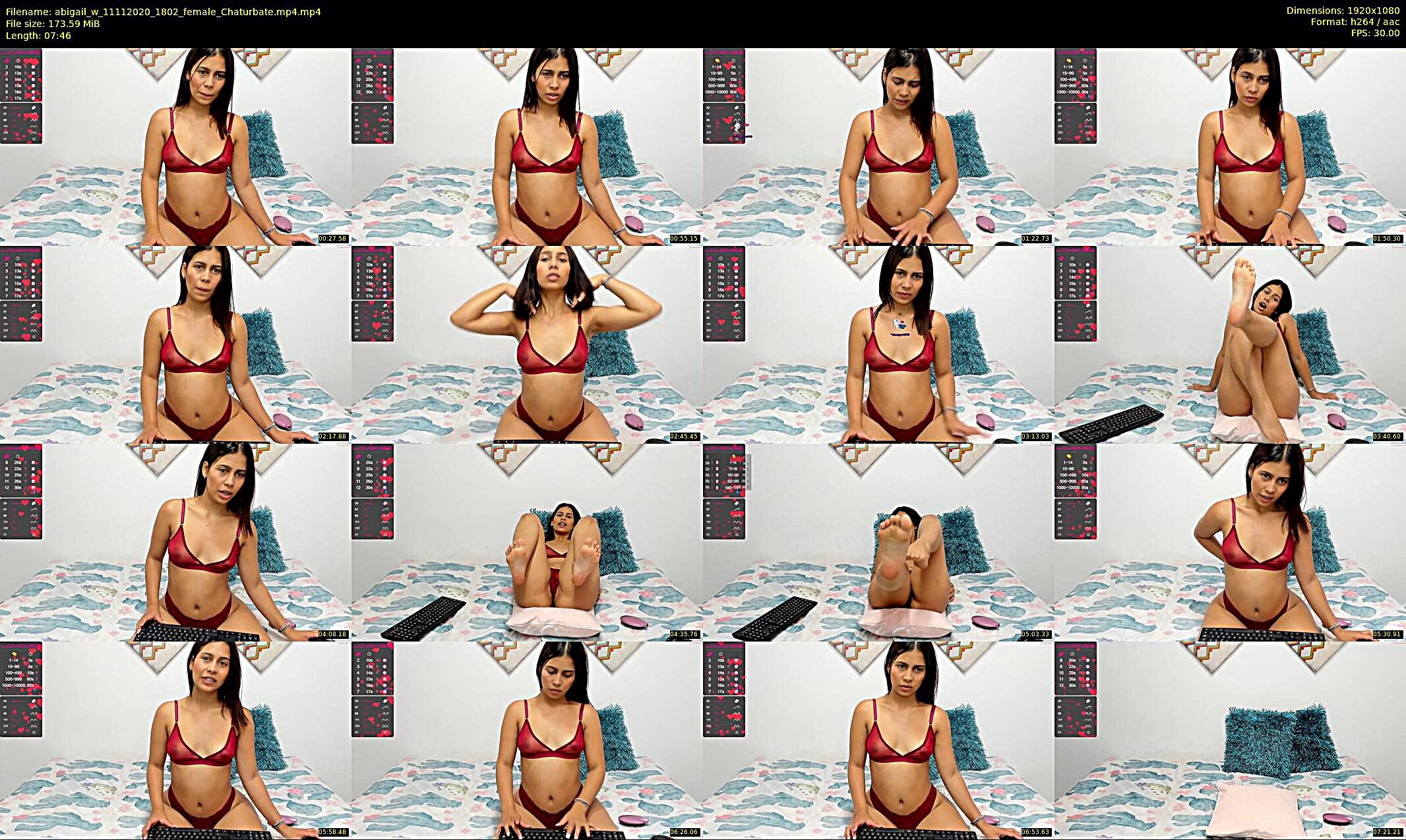 abigail_w — 8 minute Chaturbate female cam show recording, 1080p, Nov 11, 2020