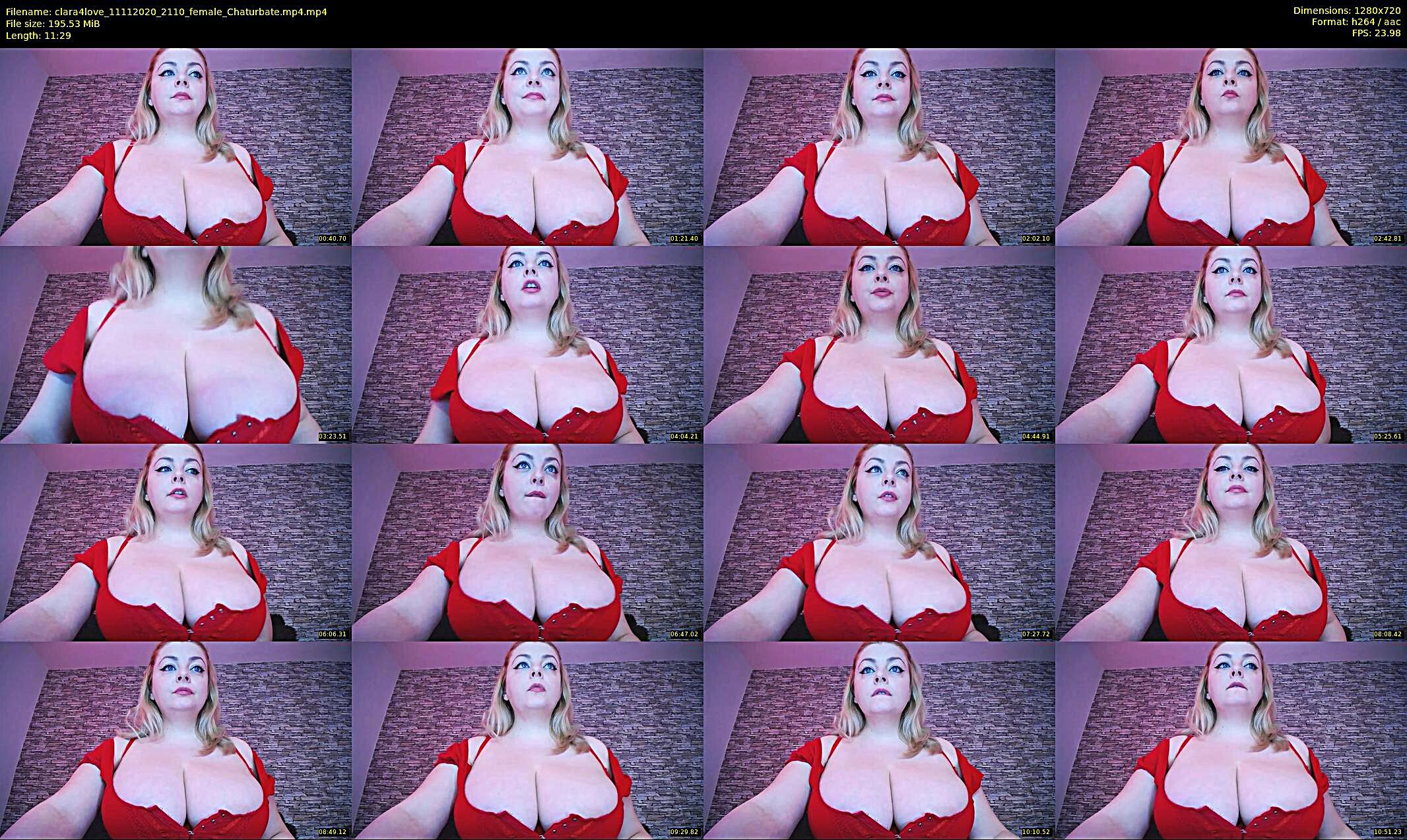 clara4love — 12 minute Chaturbate female cam show recording, 720p, Nov 11, 2020