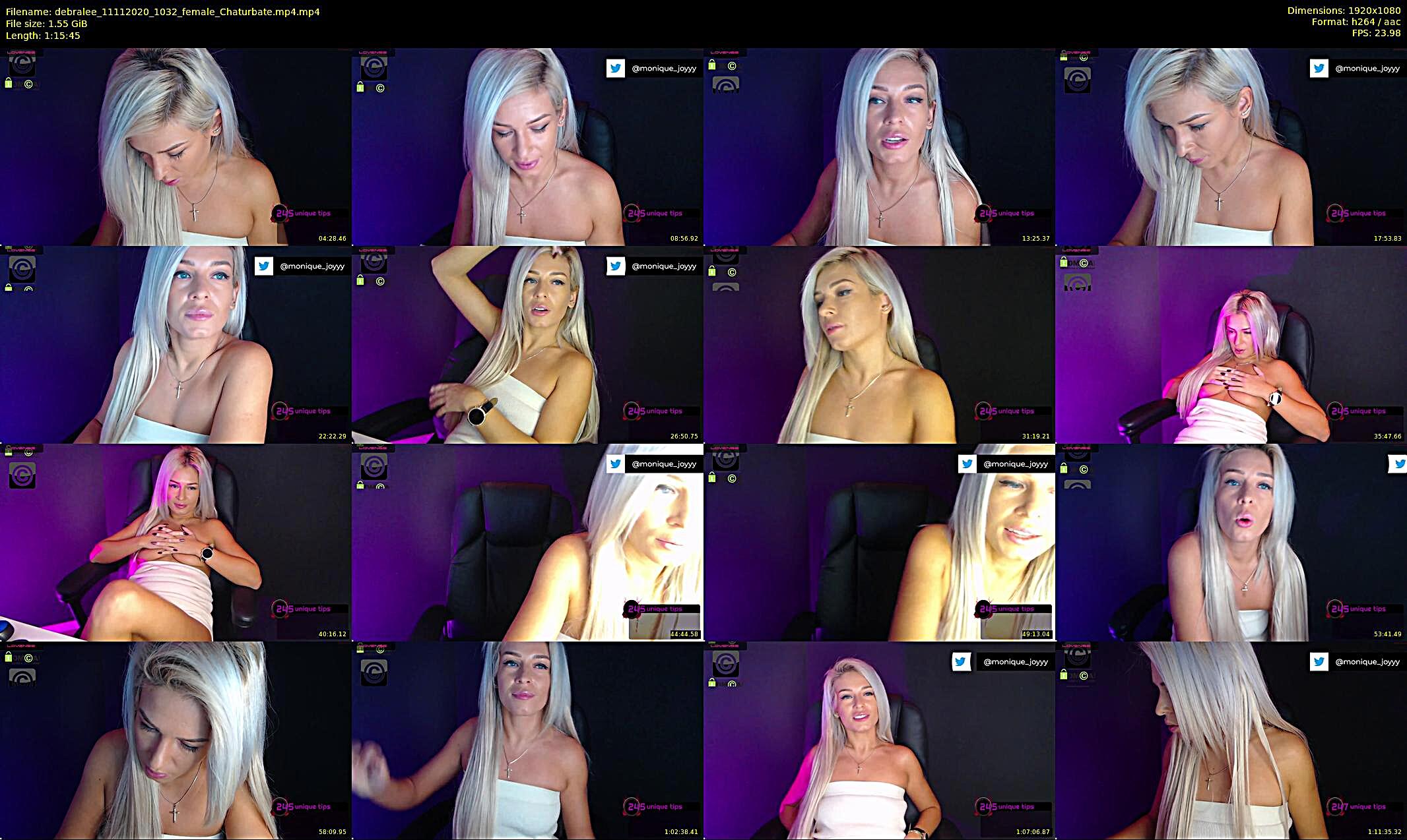 debralee — 76 minute Chaturbate female cam show recording, 1080p, Nov 11, 2020