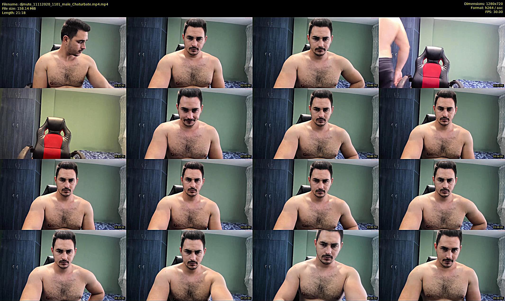 djmute — 22 minute Chaturbate male cam show recording, 720p, Nov 11, 2020
