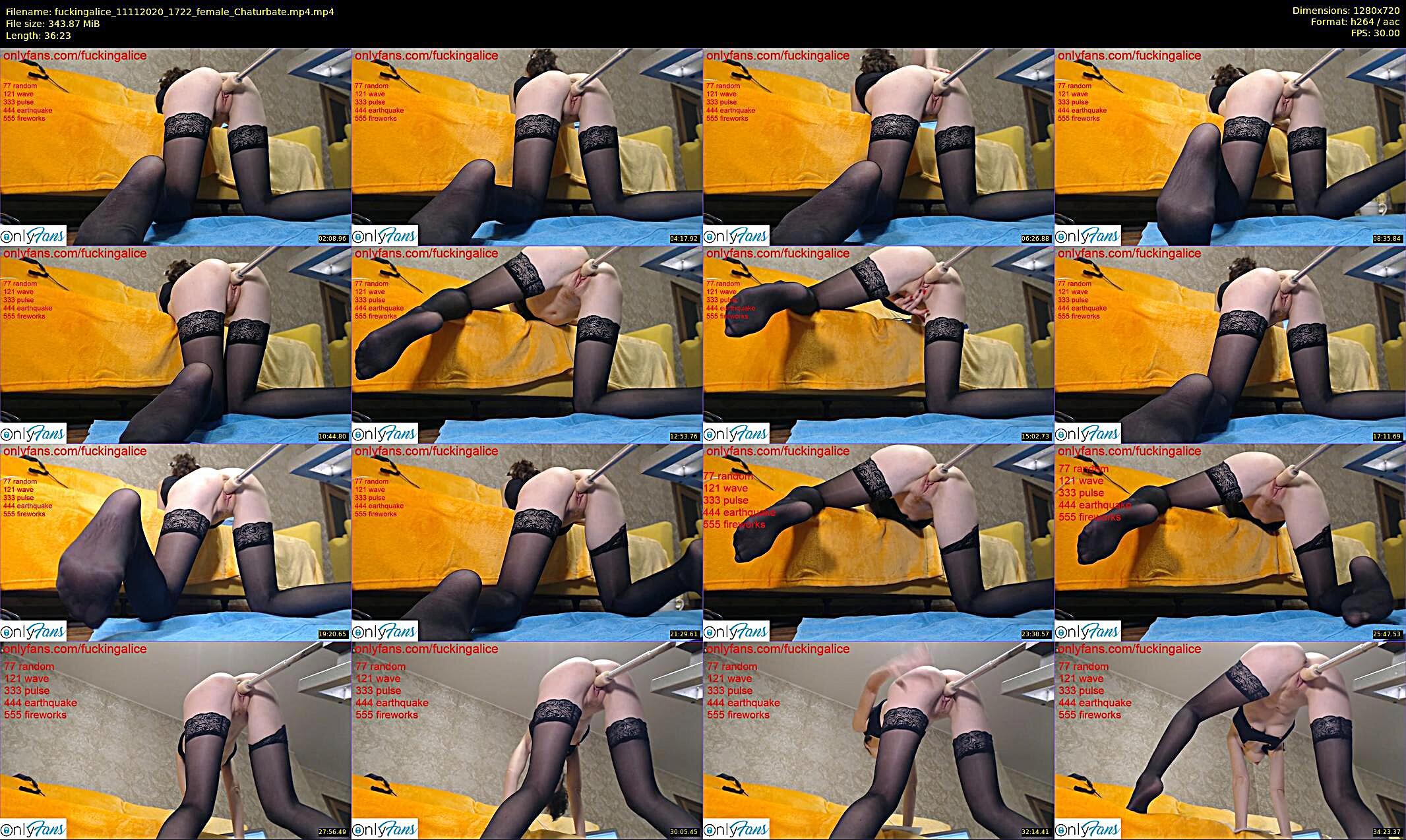 fuckingalice — 37 minute Chaturbate female cam show recording, 720p, Nov 11, 2020