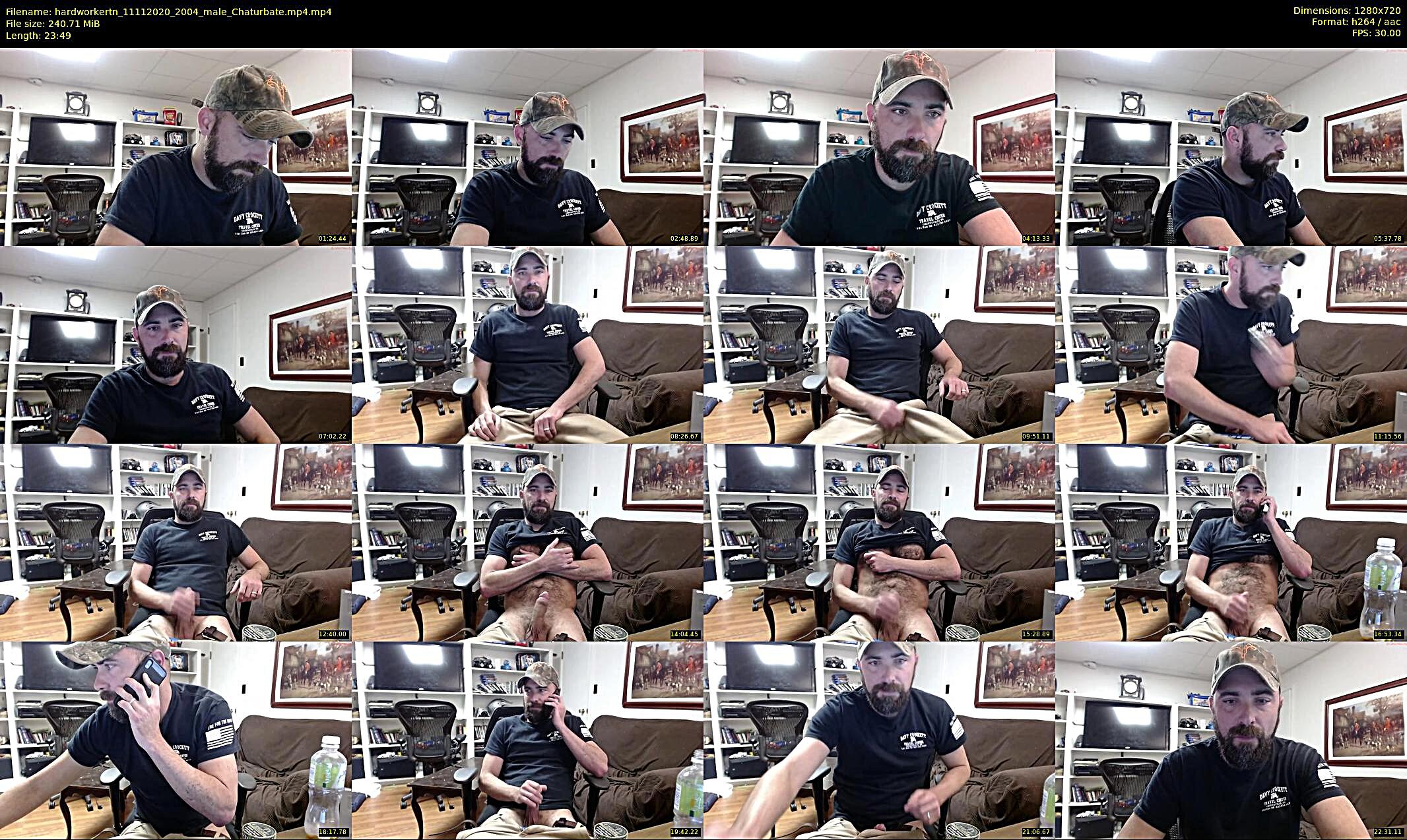 hardworkertn — 24 minute Chaturbate male cam show recording, 720p, Nov 11, 2020