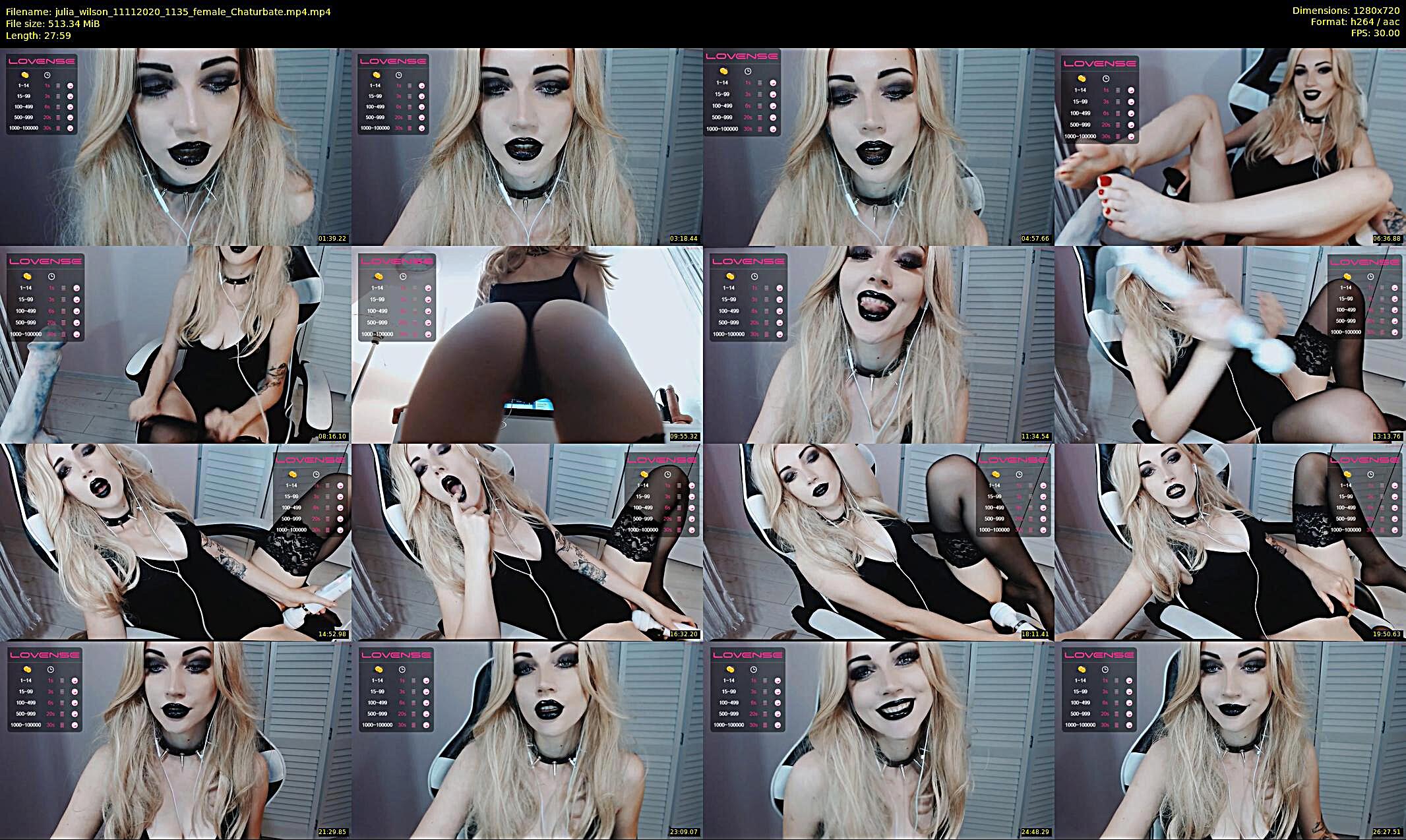 julia_wilson — 28 minute Chaturbate female cam show recording, 720p, Nov 11, 2020