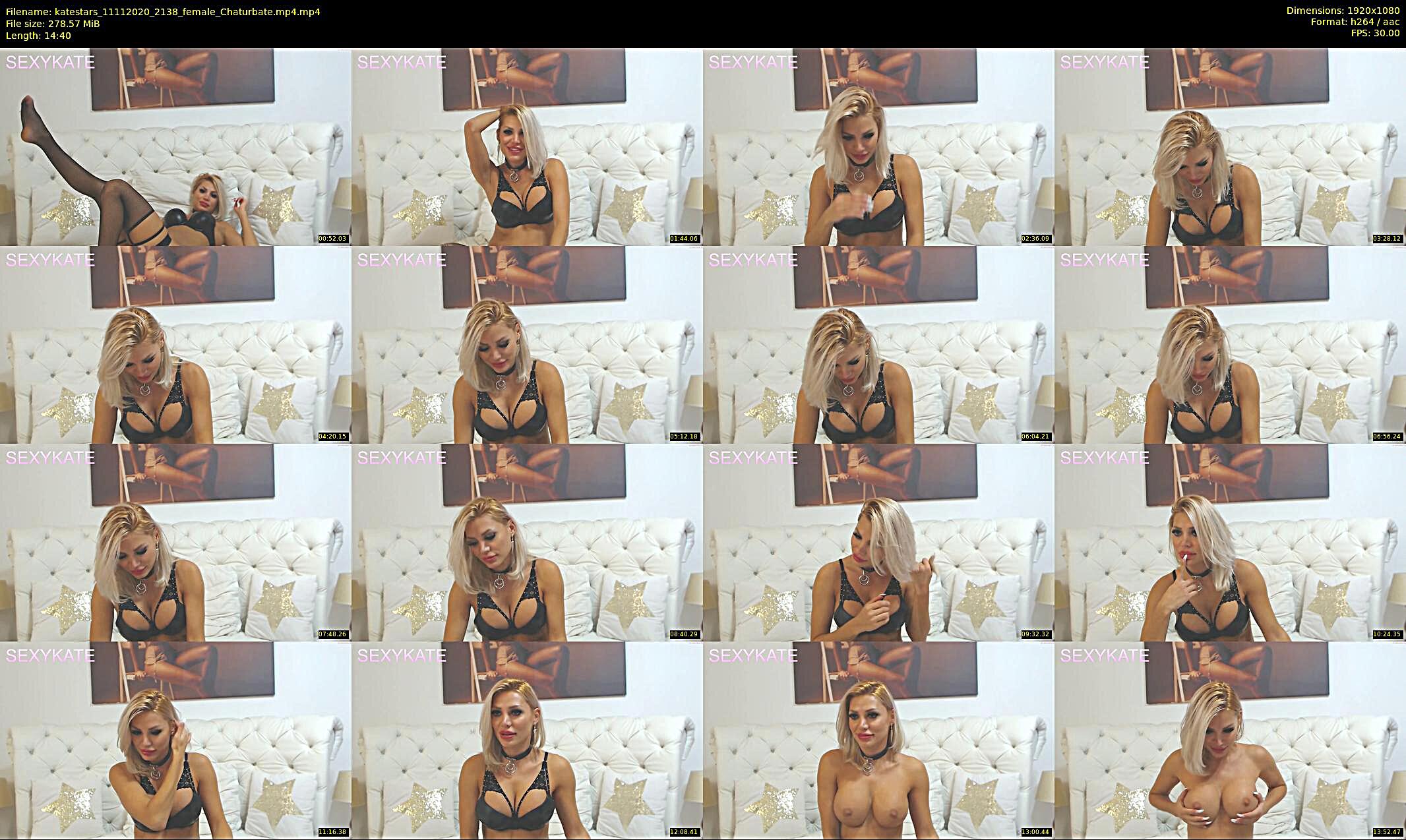 katestars — 15 minute Chaturbate female cam show recording, 1080p, Nov 11, 2020