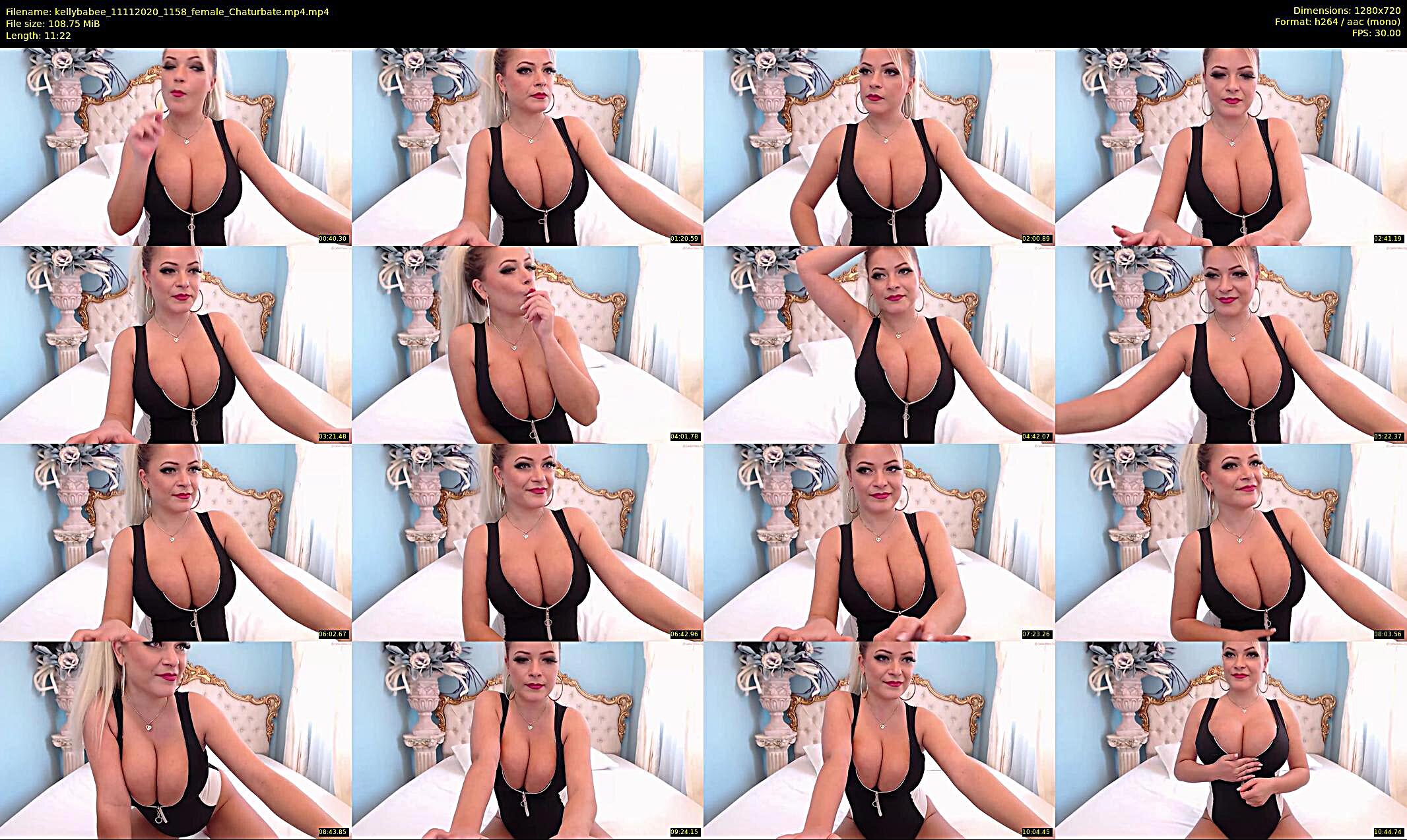 kellybabee — 12 minute Chaturbate female cam show recording, 720p, Nov 11, 2020