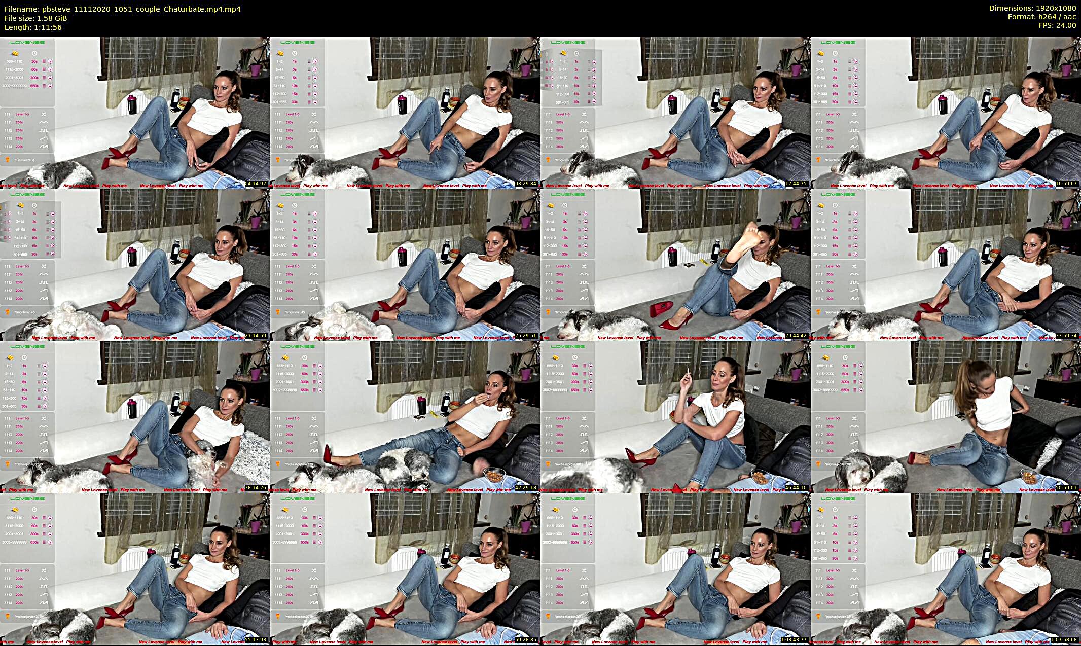 pbsteve — 72 minute Chaturbate couple cam show recording, 1080p, Nov 11, 2020