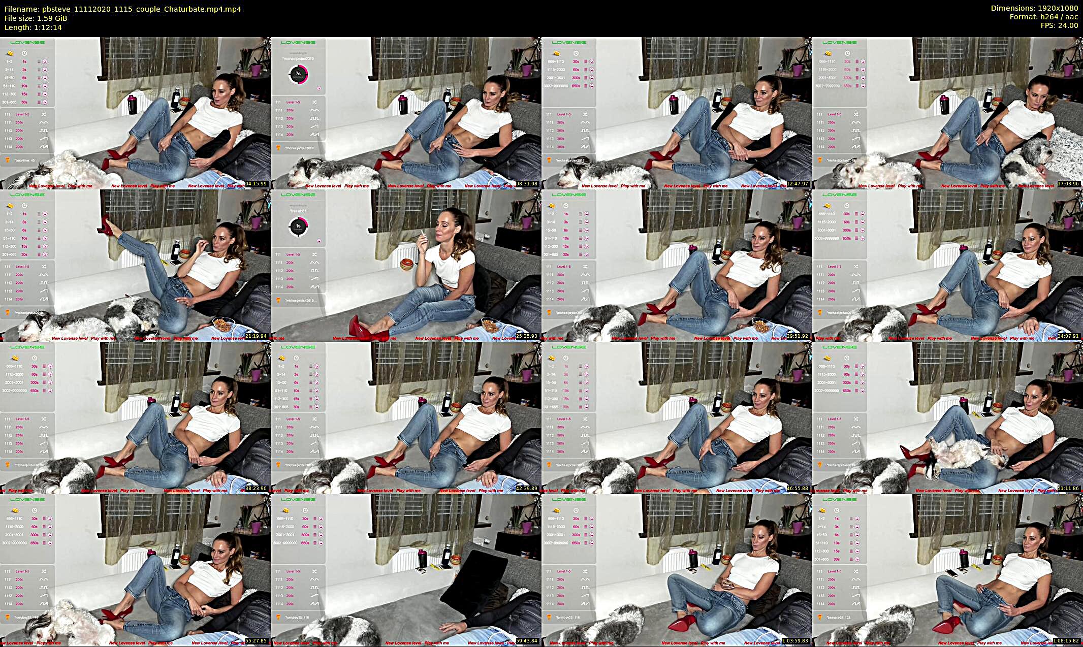 pbsteve — 73 minute Chaturbate couple cam show recording, 1080p, Nov 11, 2020
