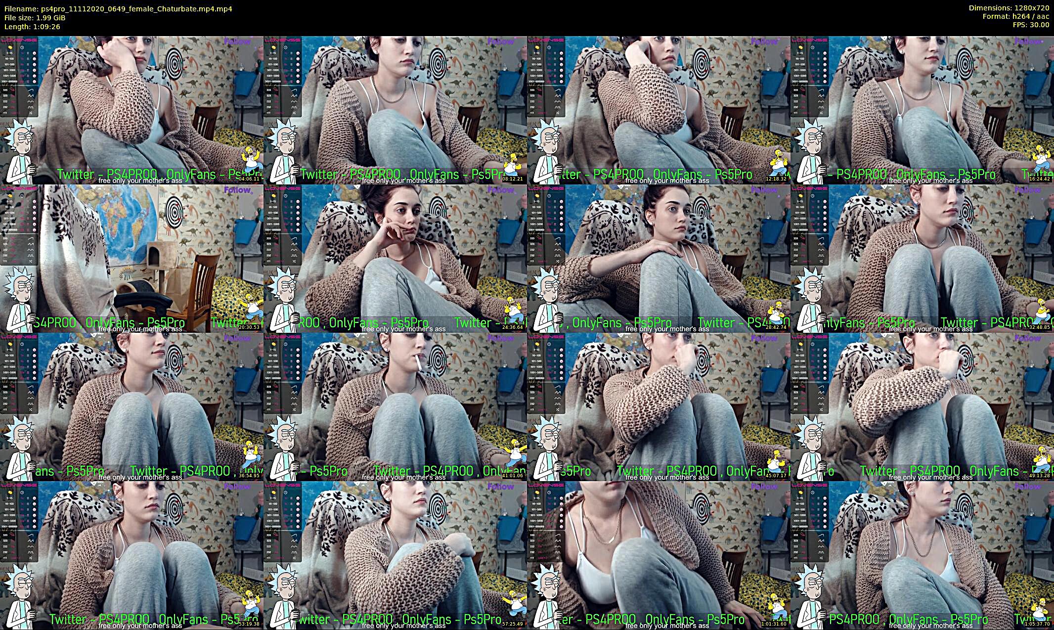 ps4pro — 70 minute Chaturbate female cam show recording, 720p, Nov 11, 2020