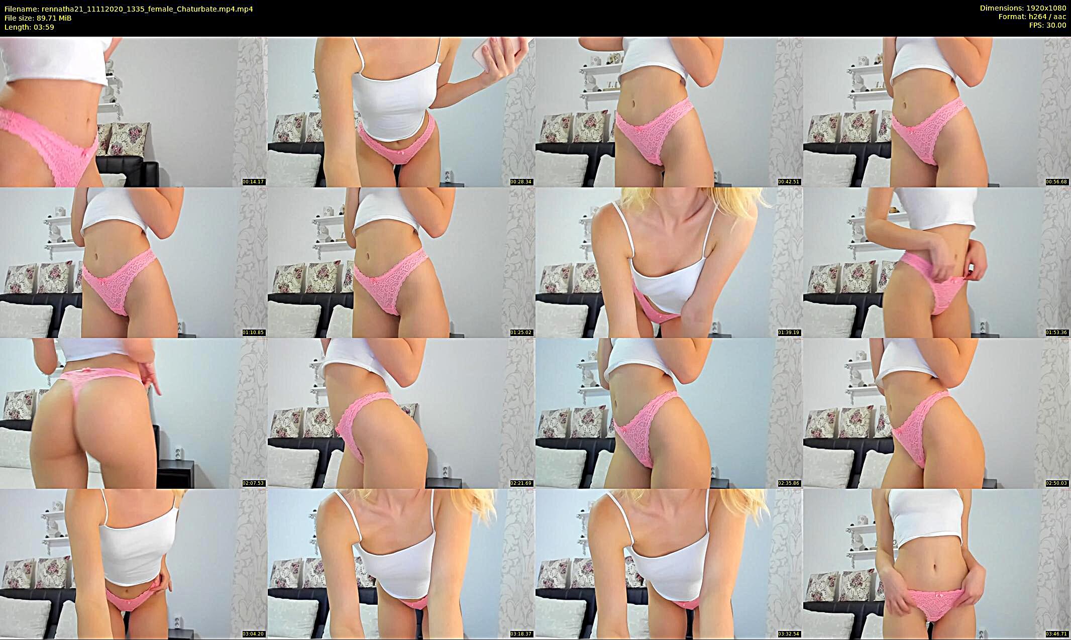 rennatha21 — 4 minute Chaturbate female cam show recording, 1080p, Nov 11, 2020