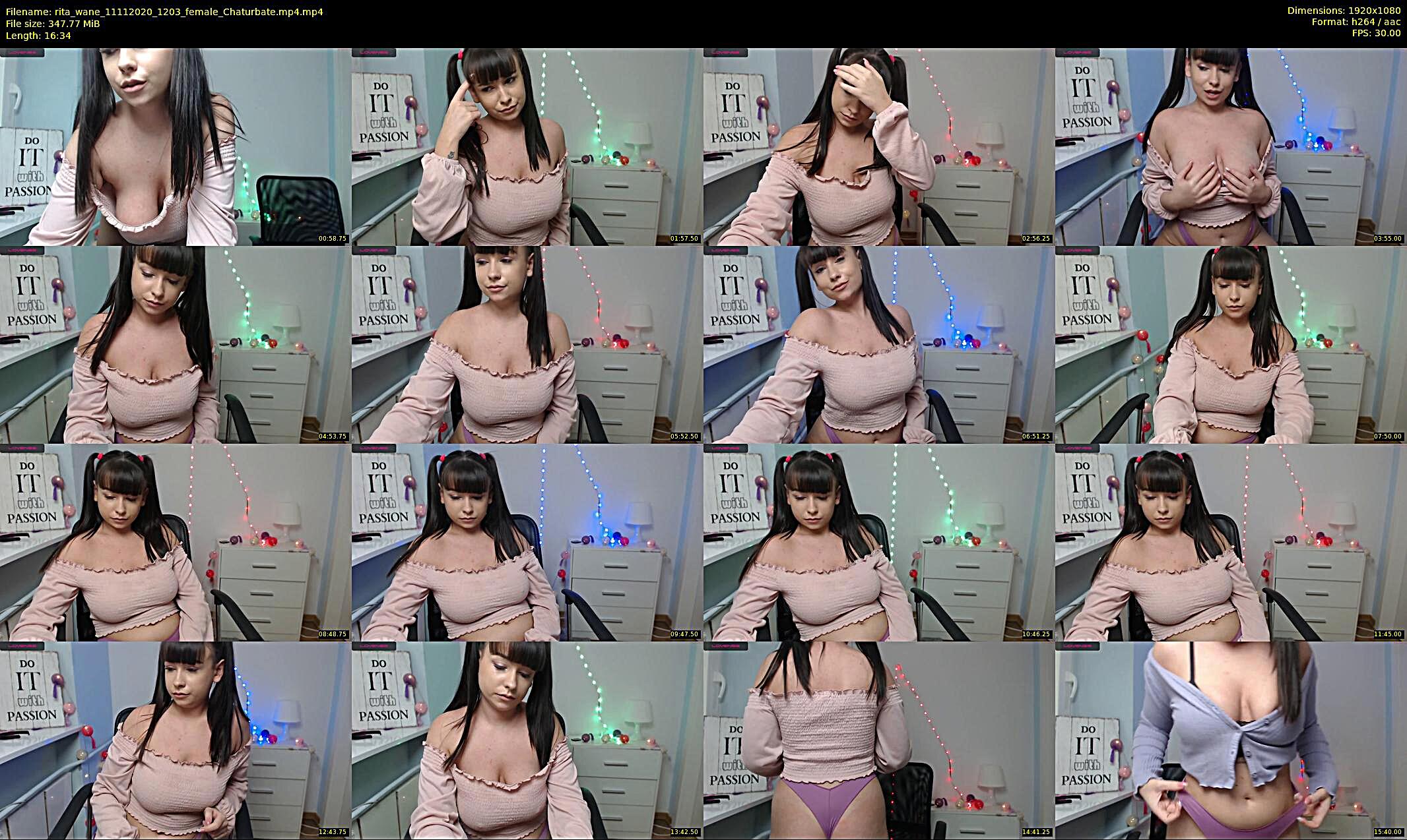 rita_wane — 17 minute Chaturbate female cam show recording, 1080p, Nov 11, 2020