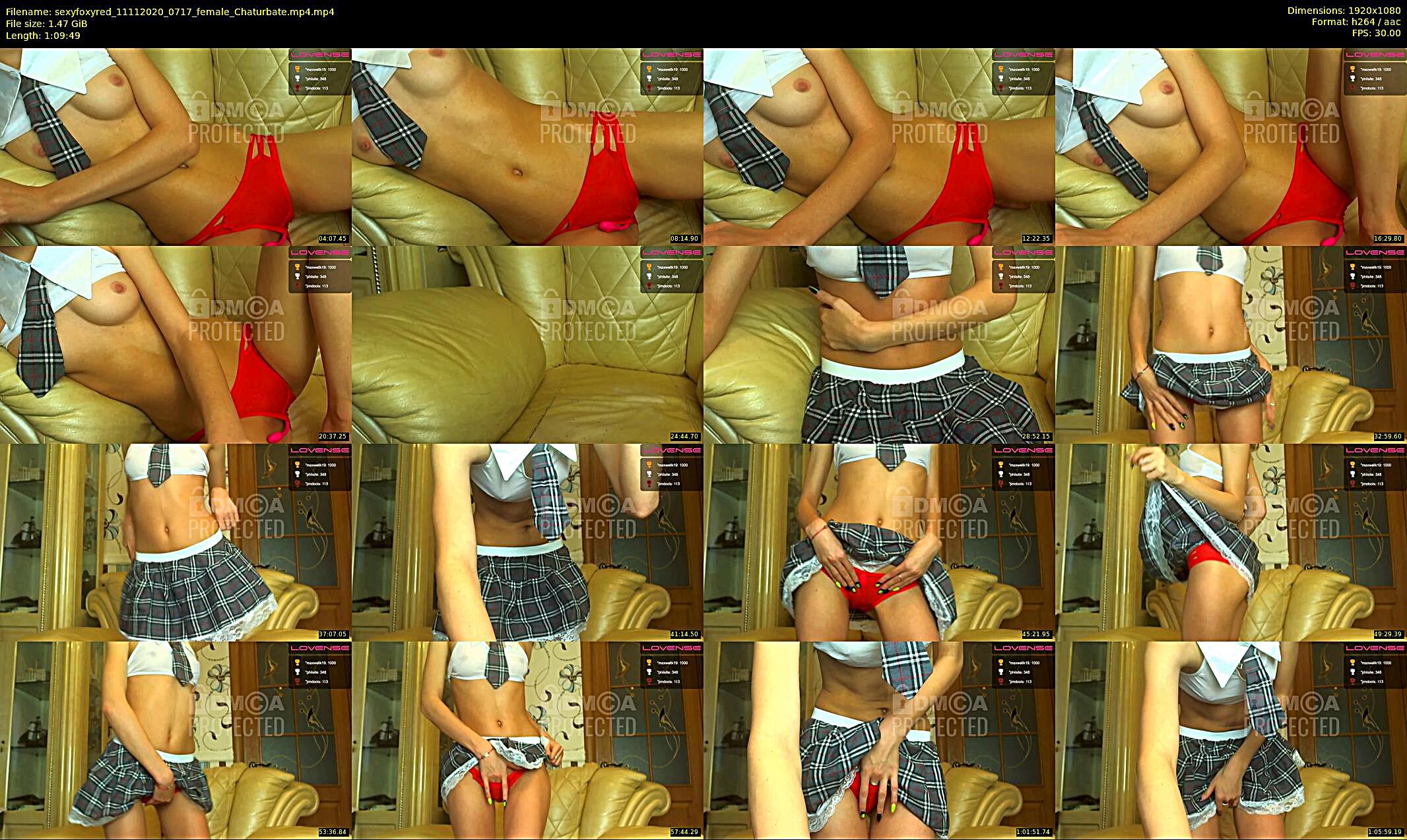 sexyfoxyred — 70 minute Chaturbate female cam show recording, 1080p, Nov 11, 2020