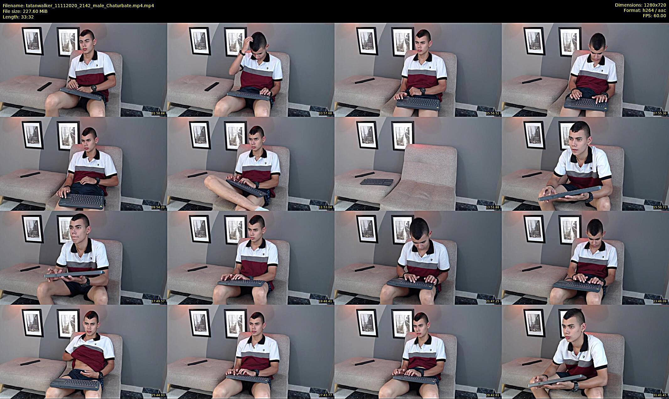 tatanwalker — 34 minute Chaturbate male cam show recording, 720p, Nov 11, 2020