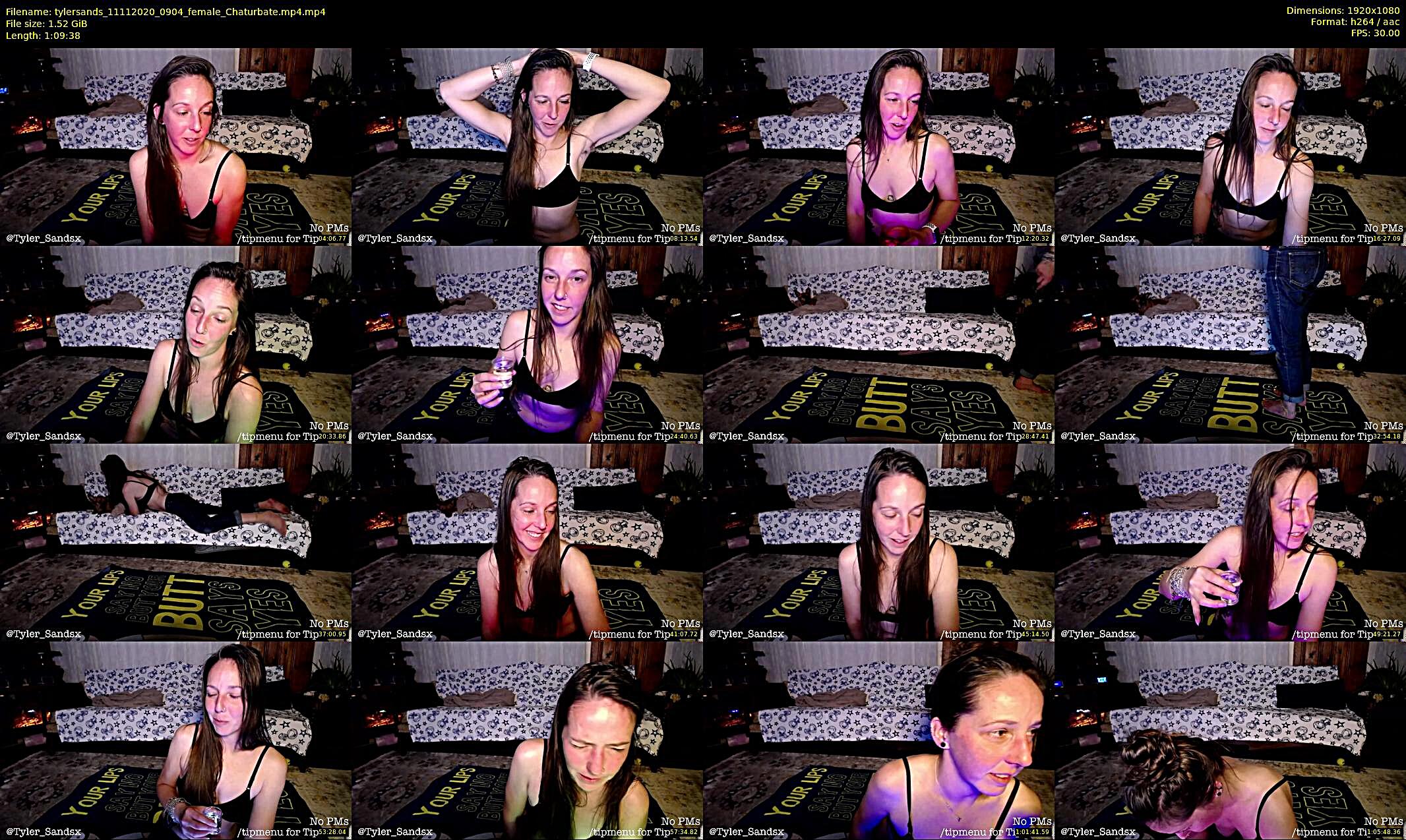 tylersands — 70 minute Chaturbate female cam show recording, 1080p, Nov 11, 2020