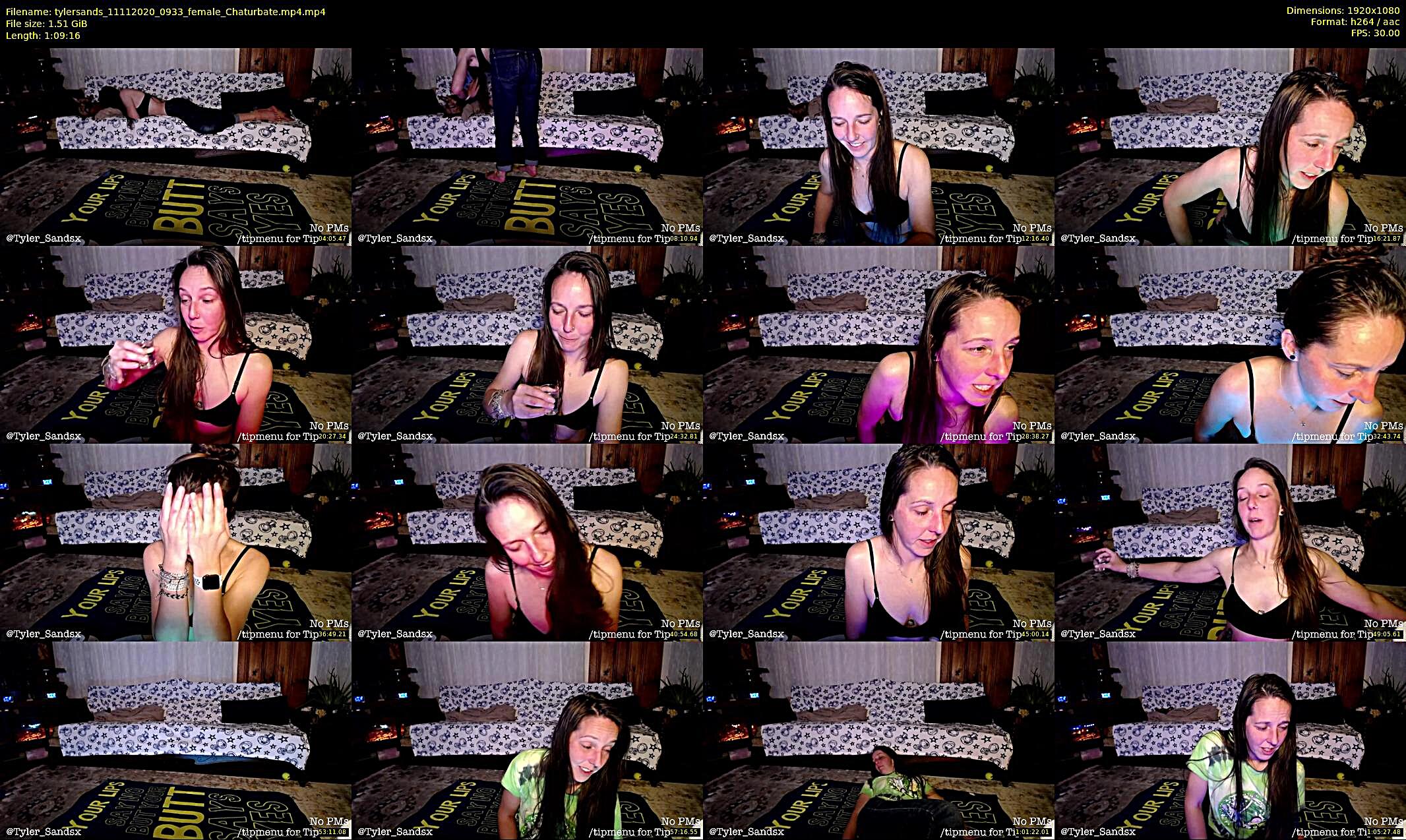 tylersands — 28 minute Chaturbate female cam show recording, 1080p, Nov 11, 2020