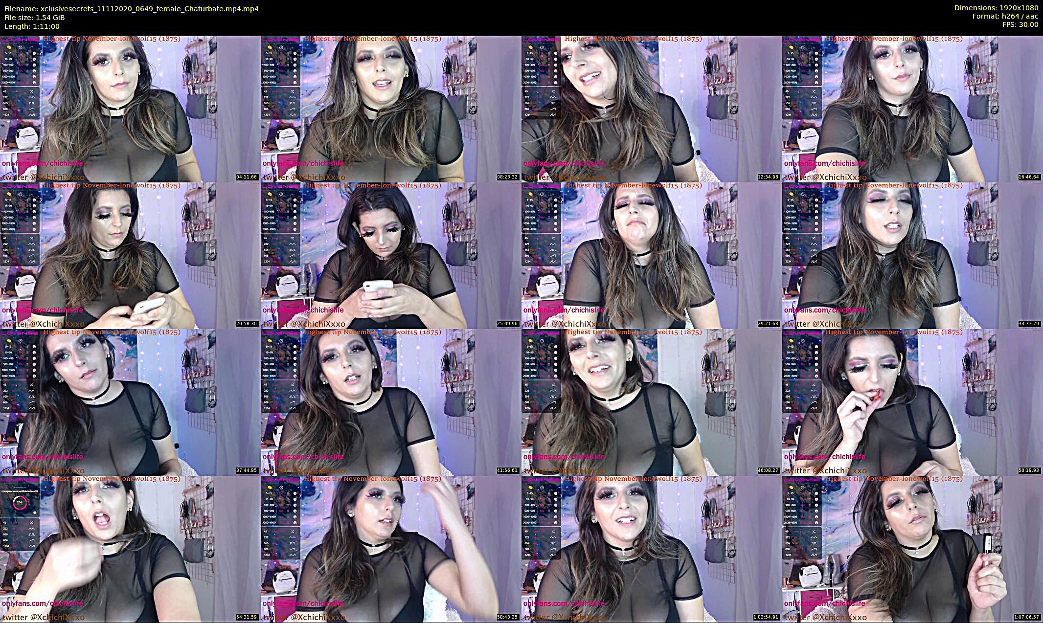 xclusivesecrets — 71 minute Chaturbate female cam show recording, 1080p, Nov 11, 2020