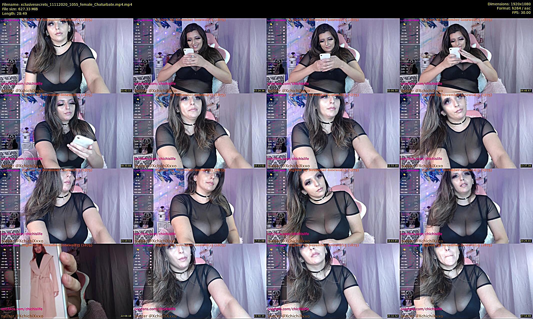 xclusivesecrets — 29 minute Chaturbate female cam show recording, 1080p, Nov 11, 2020