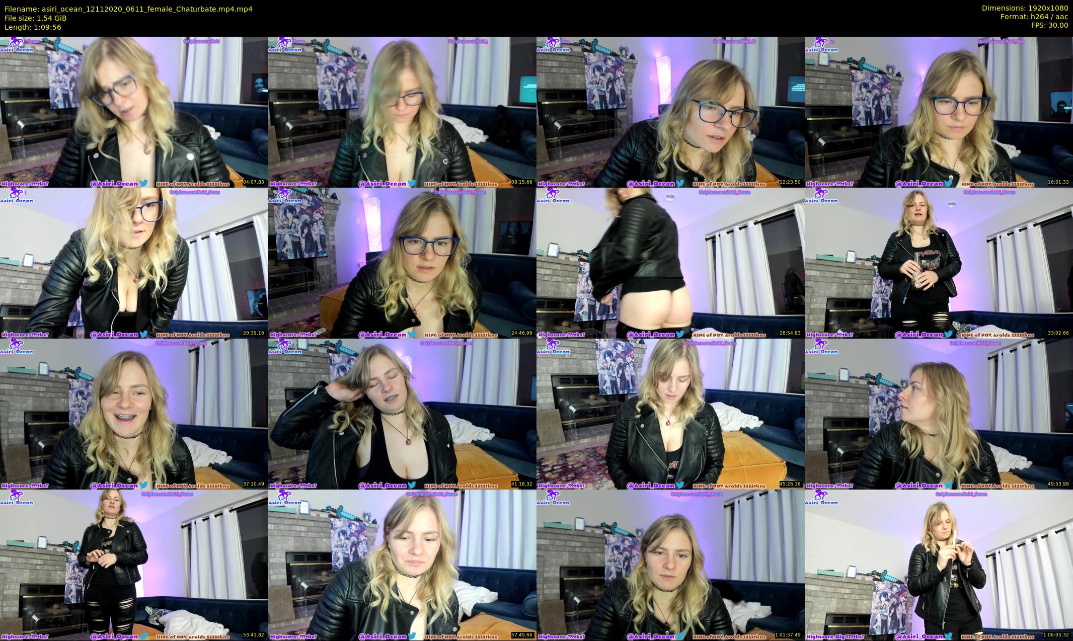 asiri_ocean — 70 minute Chaturbate female cam show recording, 1080p, Nov 12, 2020