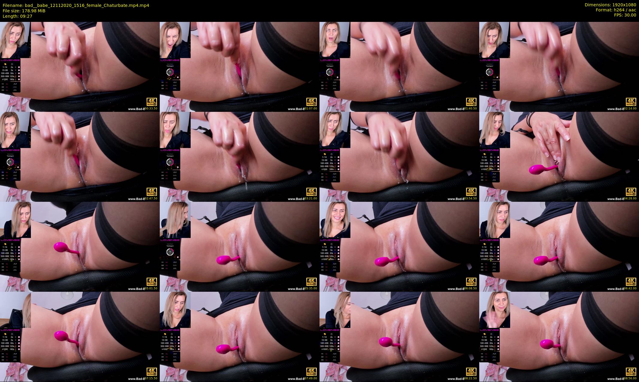 bad__babe — 10 minute Chaturbate female cam show recording, 1080p, Nov 12, 2020