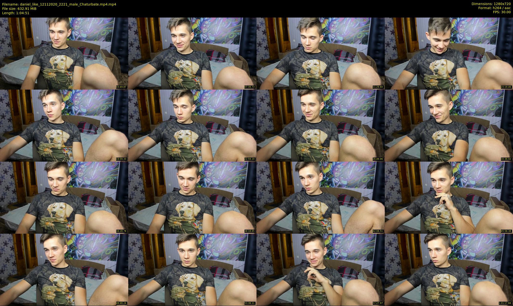 daniel_like — 65 minute Chaturbate male cam show recording, 720p, Nov 12, 2020
