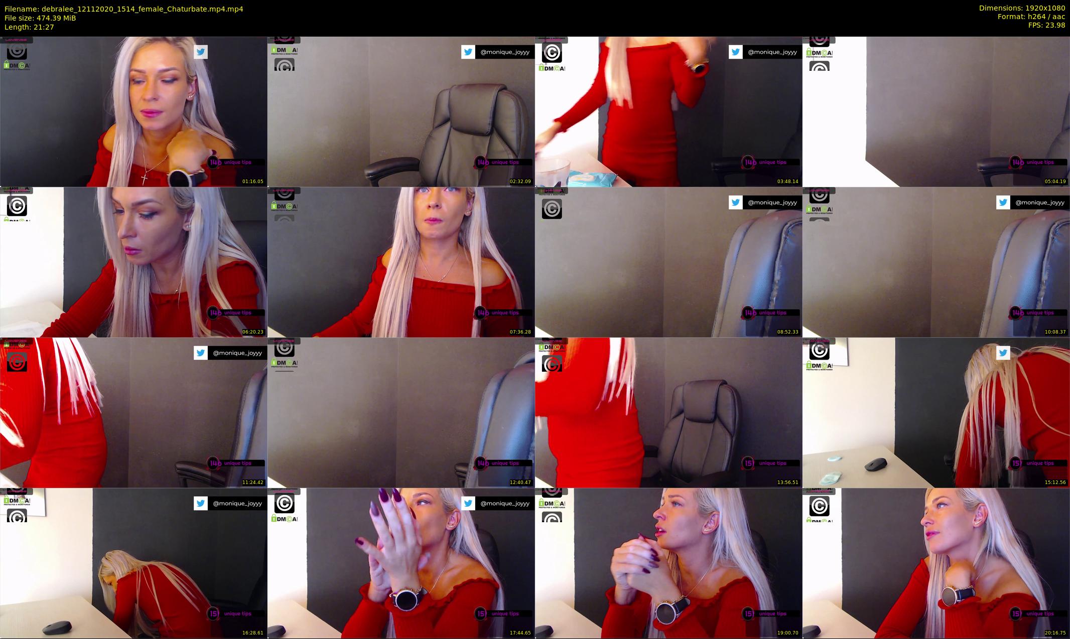 debralee — 22 minute Chaturbate female cam show recording, 1080p, Nov 12, 2020