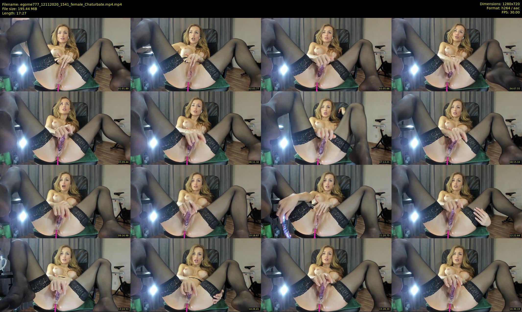 egome777 — 18 minute Chaturbate female cam show recording, 720p, Nov 12, 2020