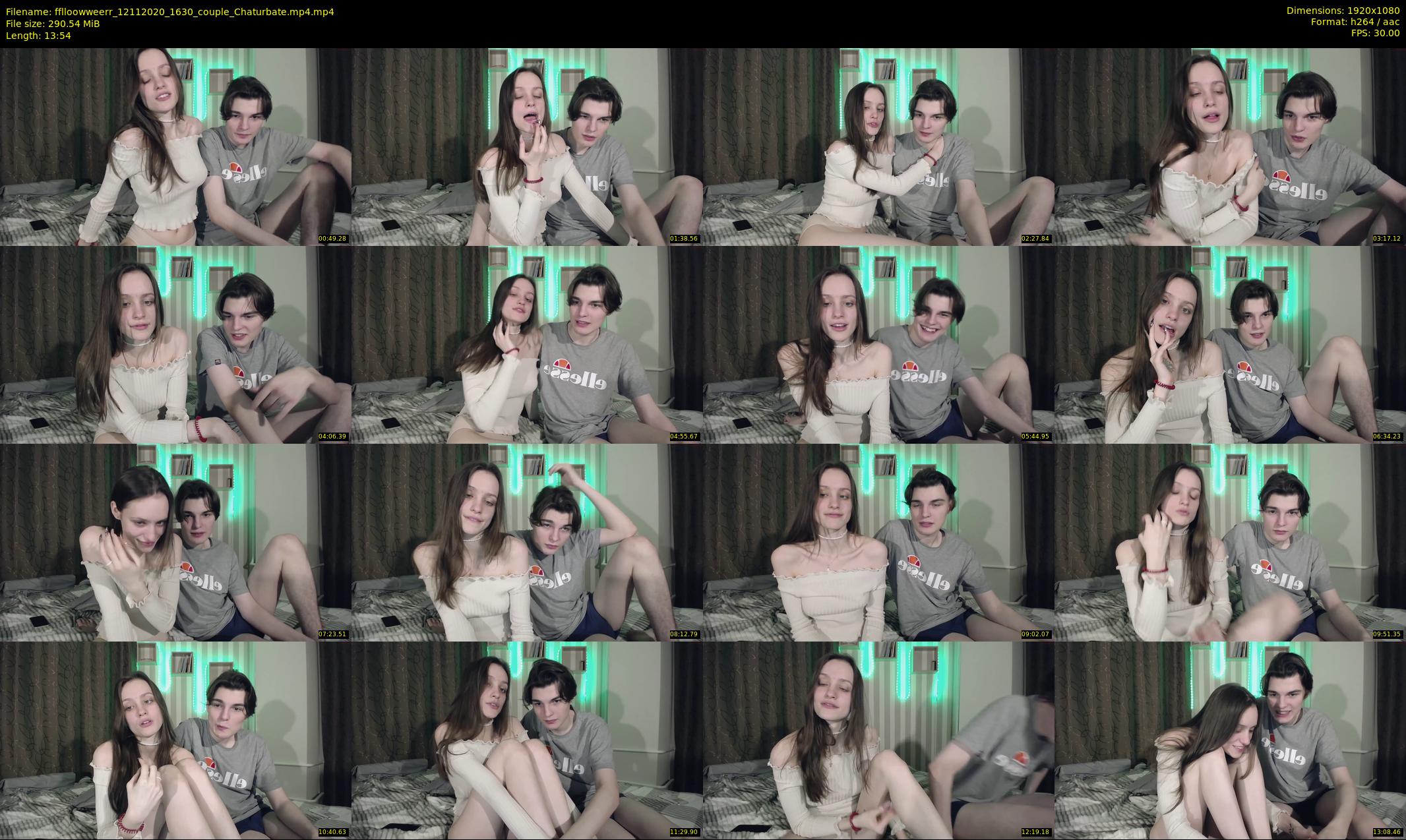 fflloowweerr — 14 minute Chaturbate couple cam show recording, 1080p, Nov 12, 2020