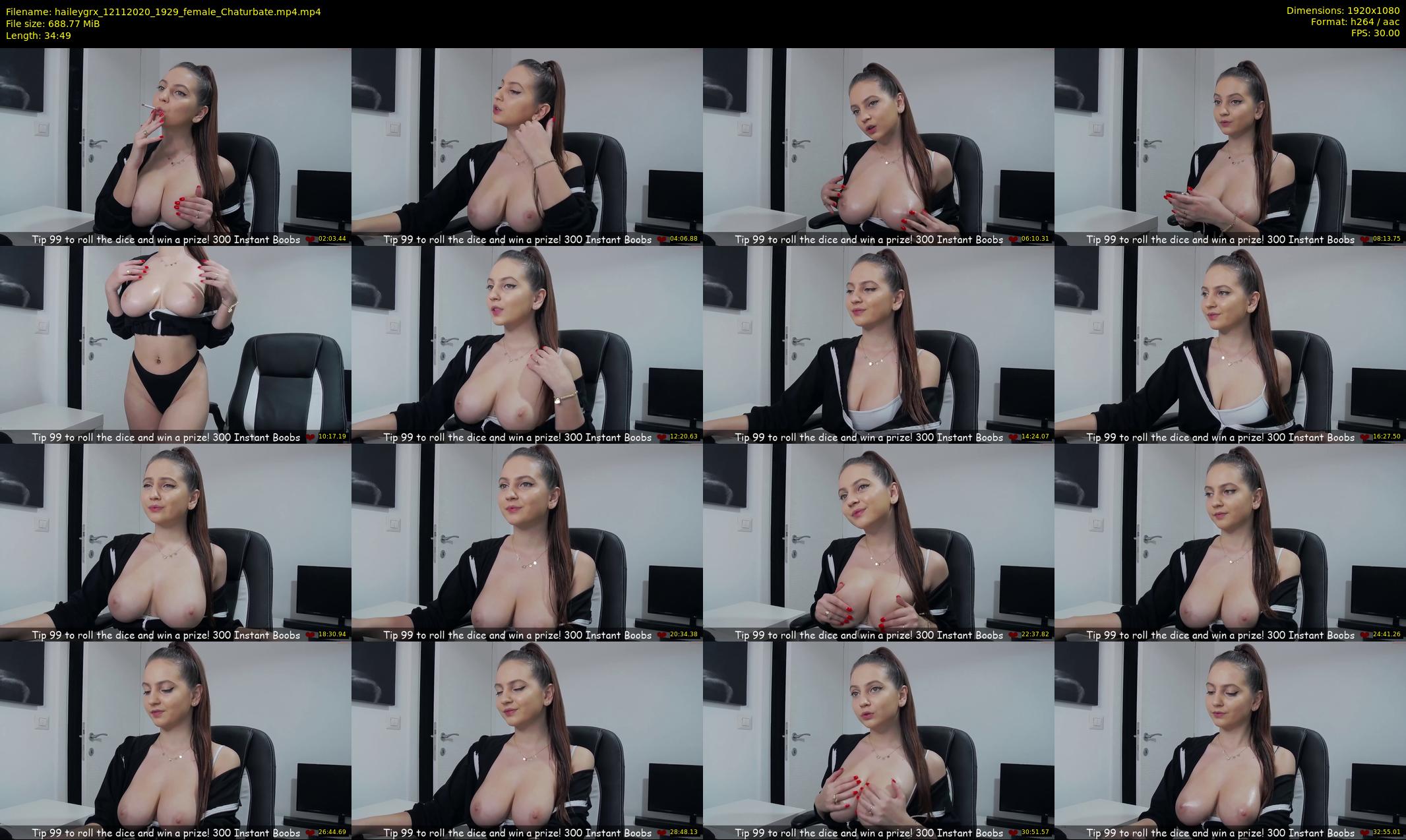 haileygrx — 35 minute Chaturbate female cam show recording, 1080p, Nov 12, 2020