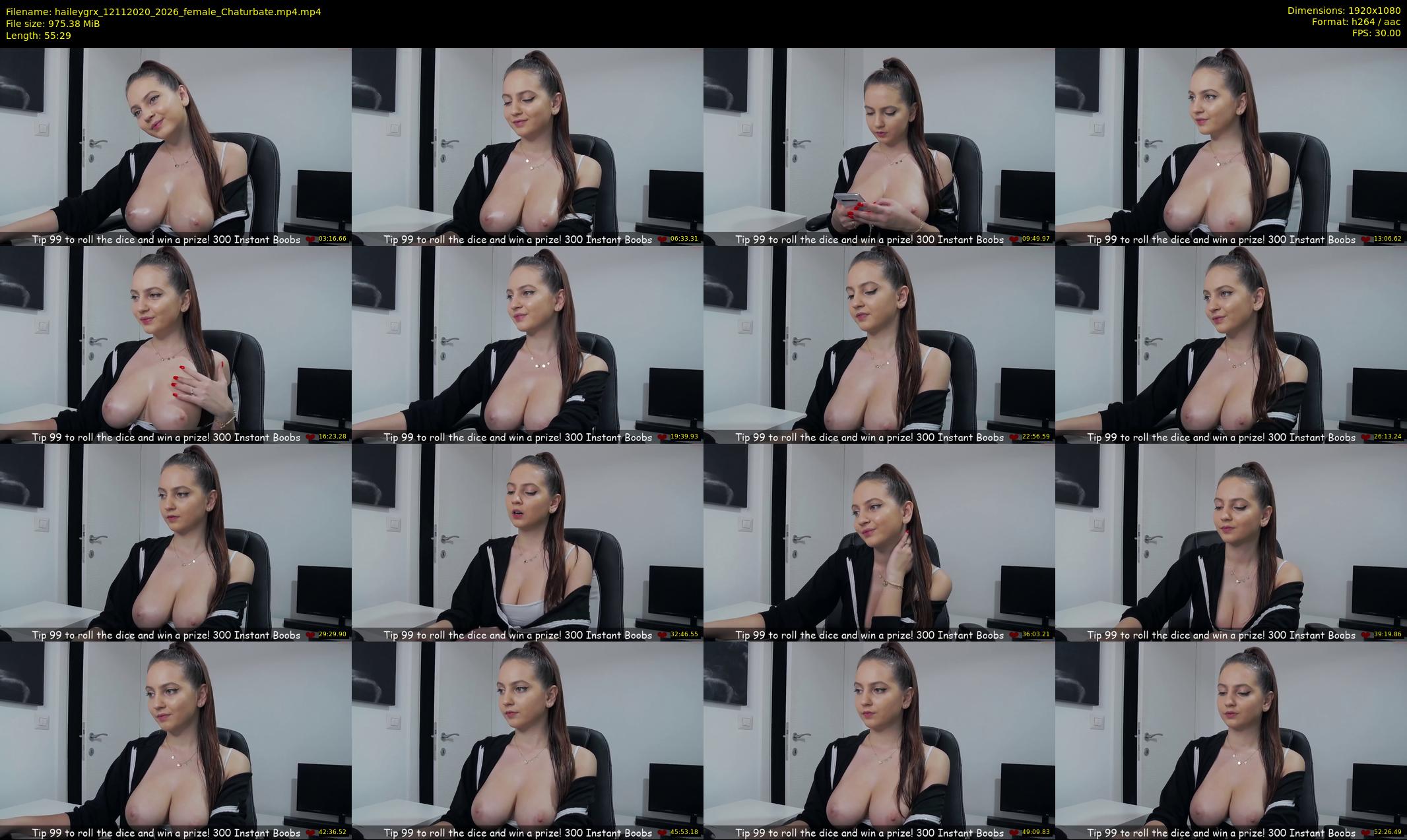 haileygrx — 56 minute Chaturbate female cam show recording, 1080p, Nov 12, 2020