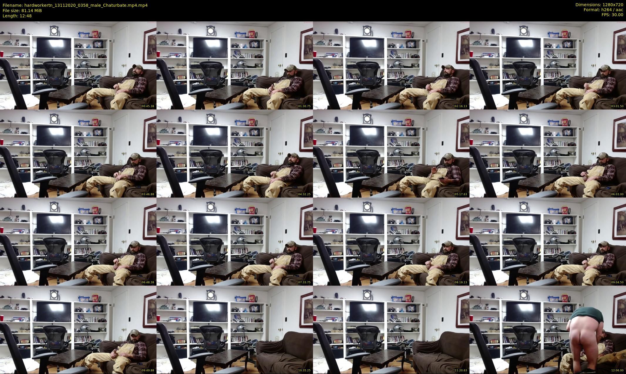 hardworkertn — 13 minute Chaturbate male cam show recording, 720p, Nov 13, 2020